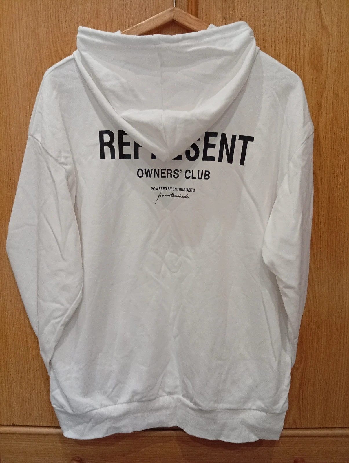White Represent Owners’ Club Hoodie – Size L – taille L 4