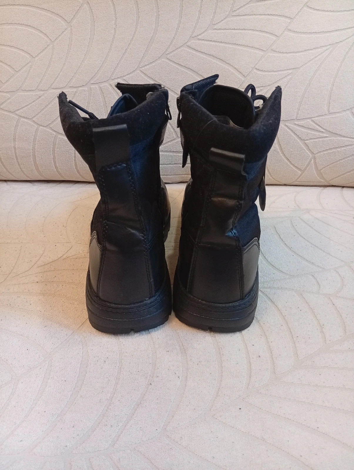 Black tactical-style/urban boots with laces – Swat – taille 45 3