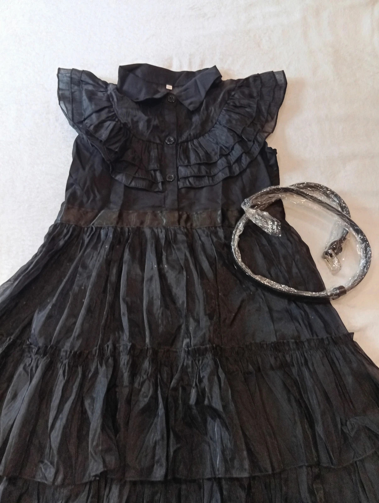 Wednesday Addams costume for girls, size 150cm. – taille 12 ans / 152 cm 2