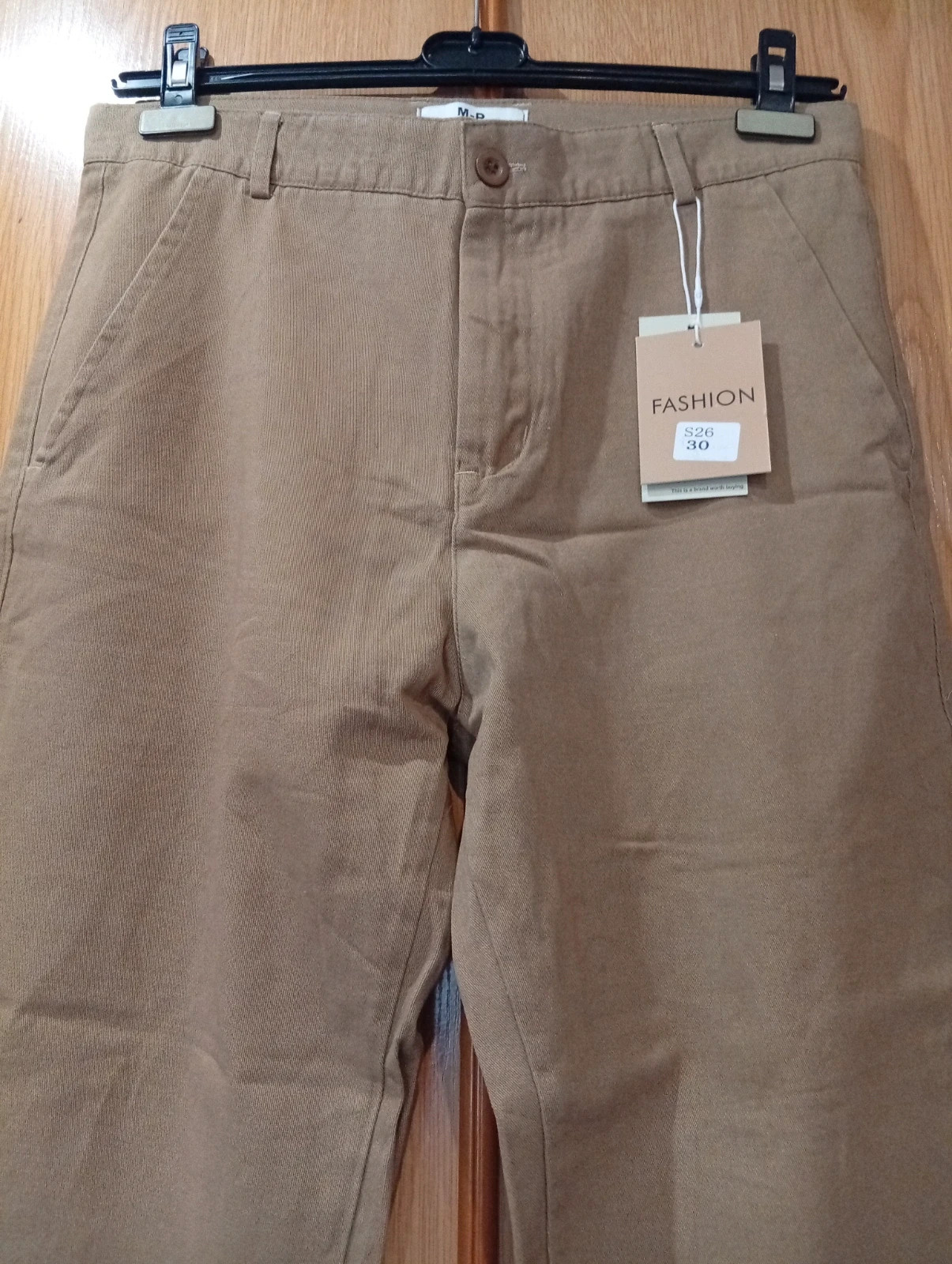 Classic beige chino trousers with a comfortable fit – taille S 2
