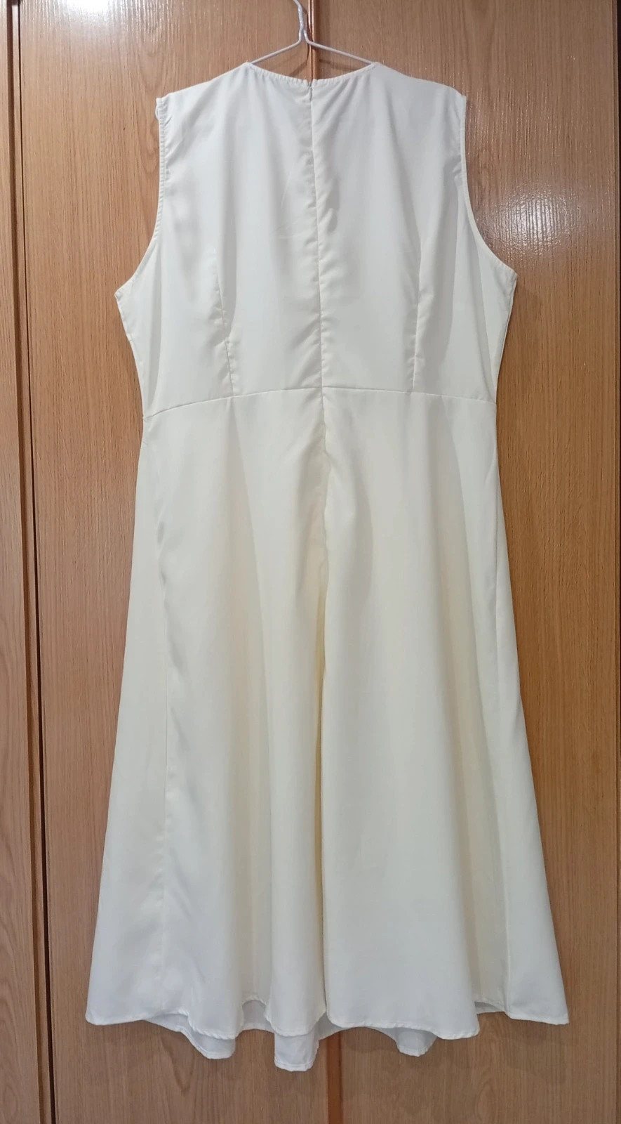 Vestido blanco/crema elegante – Talla L-XL. Ideal para eventos, comuniones, cenas, verano – taille L / 40 / 12 4