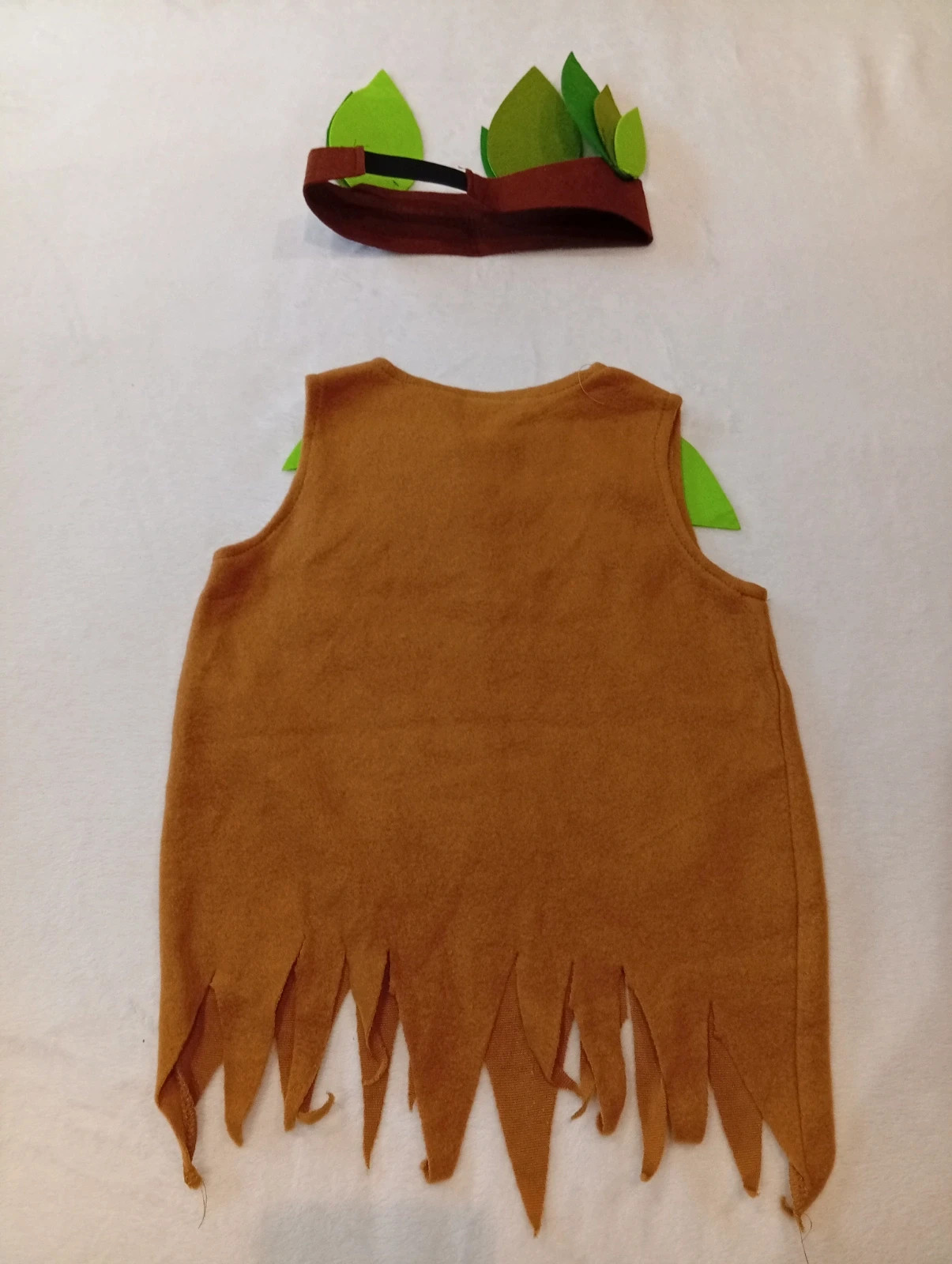 Kids Tree Costume with Leaf Headband – Size 100 – taille 3 ans / 98 cm 2