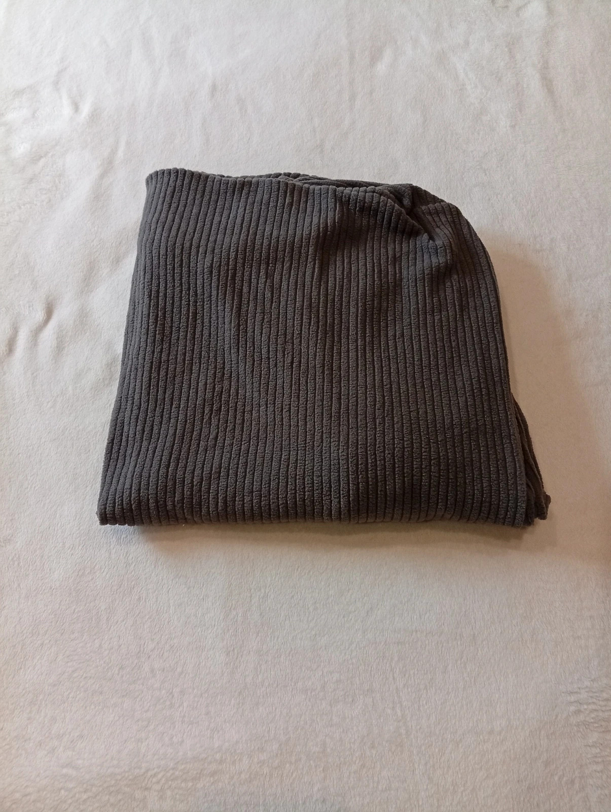 Dark Grey Stretch Cover for Chaise Longue Cushion / Sofa 3