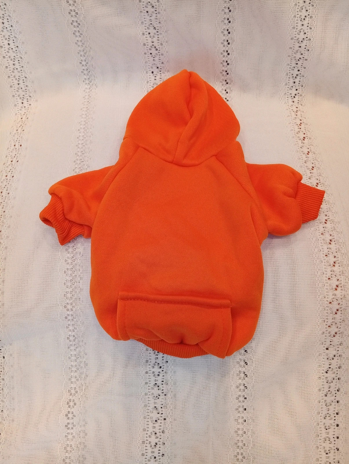 Orange dog hoodie Size S (ideal for very small dogs) – Amazon – taille S 2