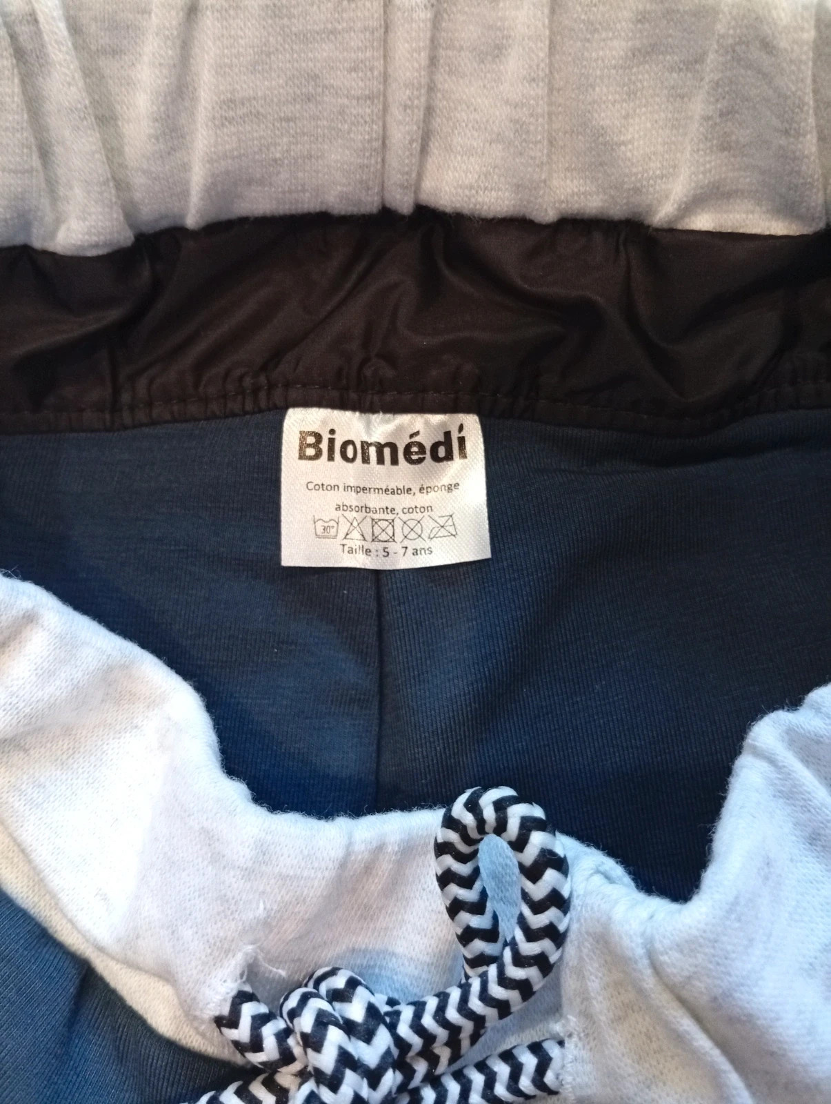 Biomédi children's trousers Made from waterproof cotton and absorbent sponge – biomedi – taille 5 ans / 110 cm 3