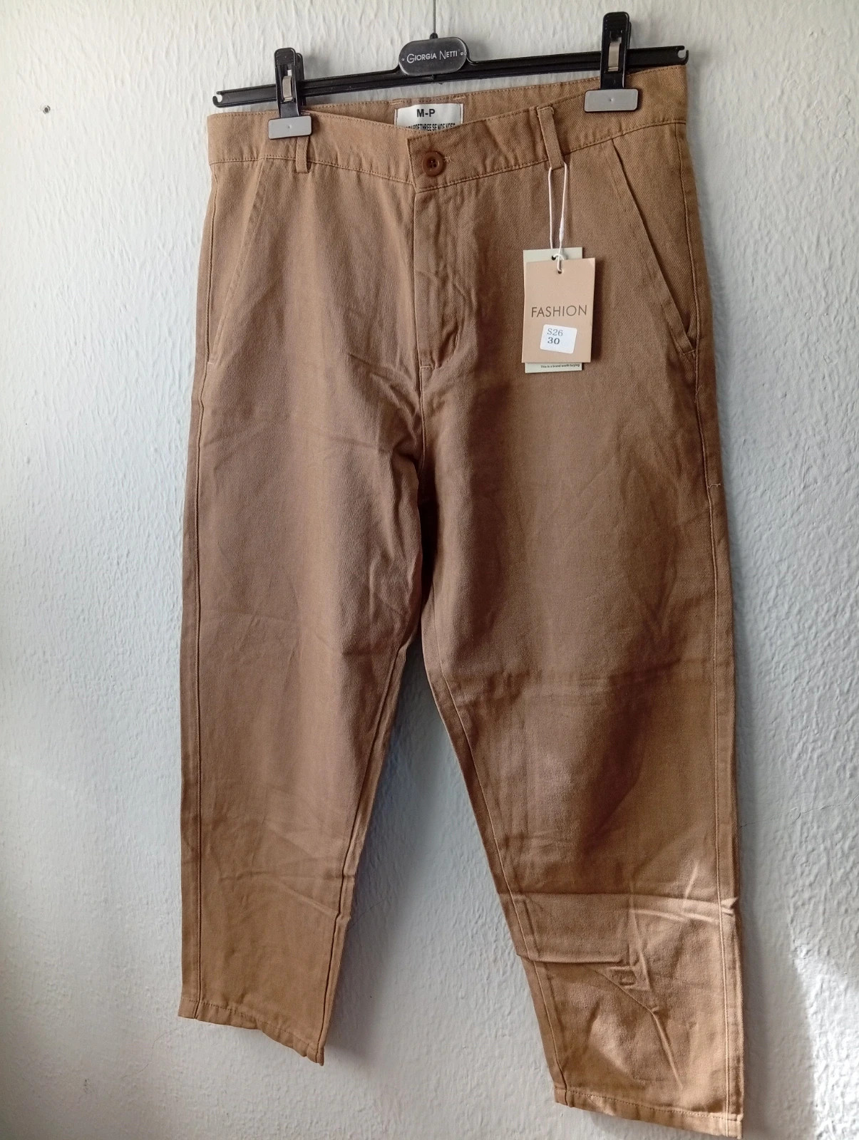 Beige chino trousers size M Comfortable modern fit. – Local – taille M / 38 / 10 4