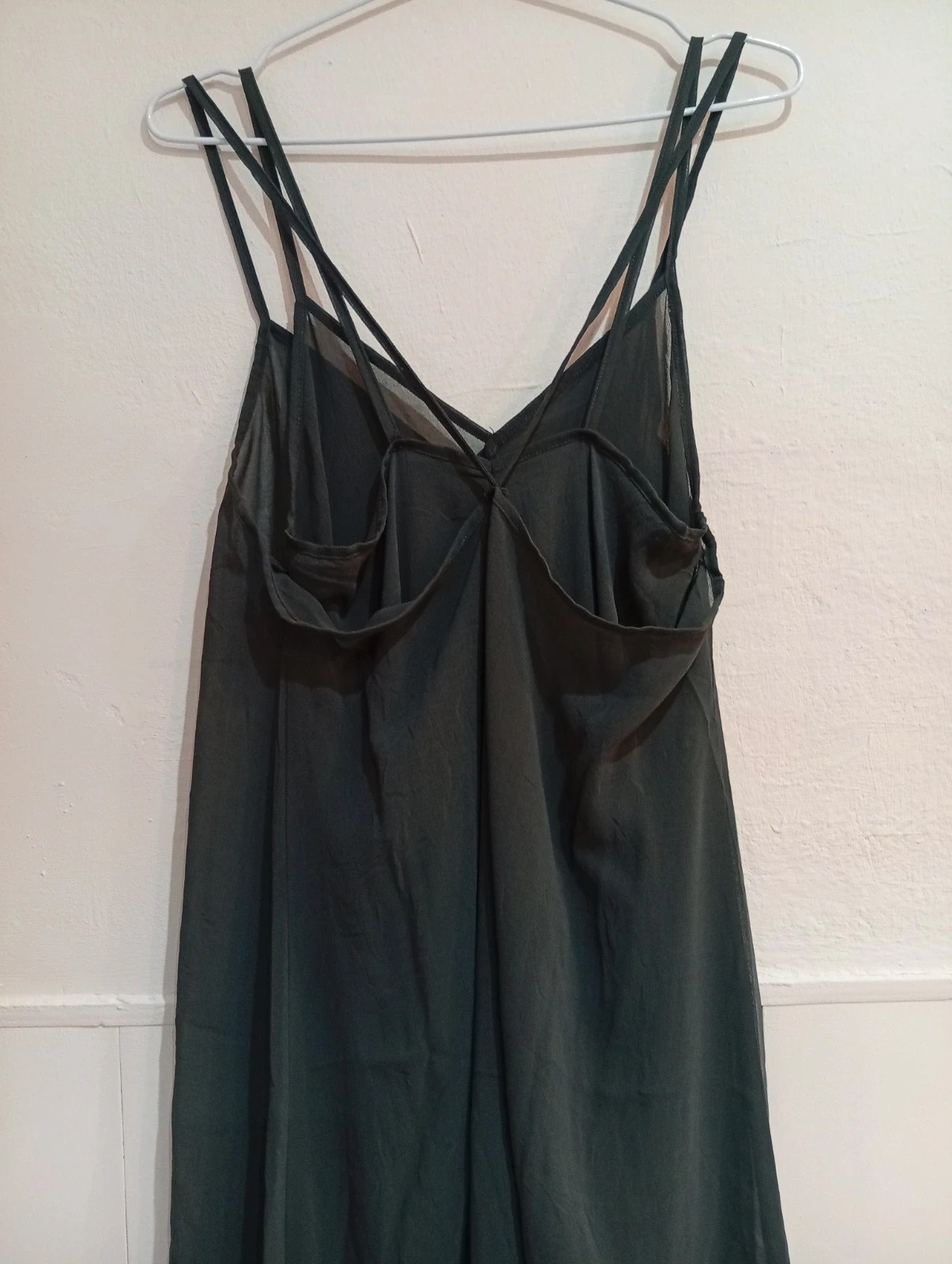 Brand new Pull&Bear midi dress Beautiful grey-green color Size XS. – Pull & Bear – taille XS / 34 / 6 4