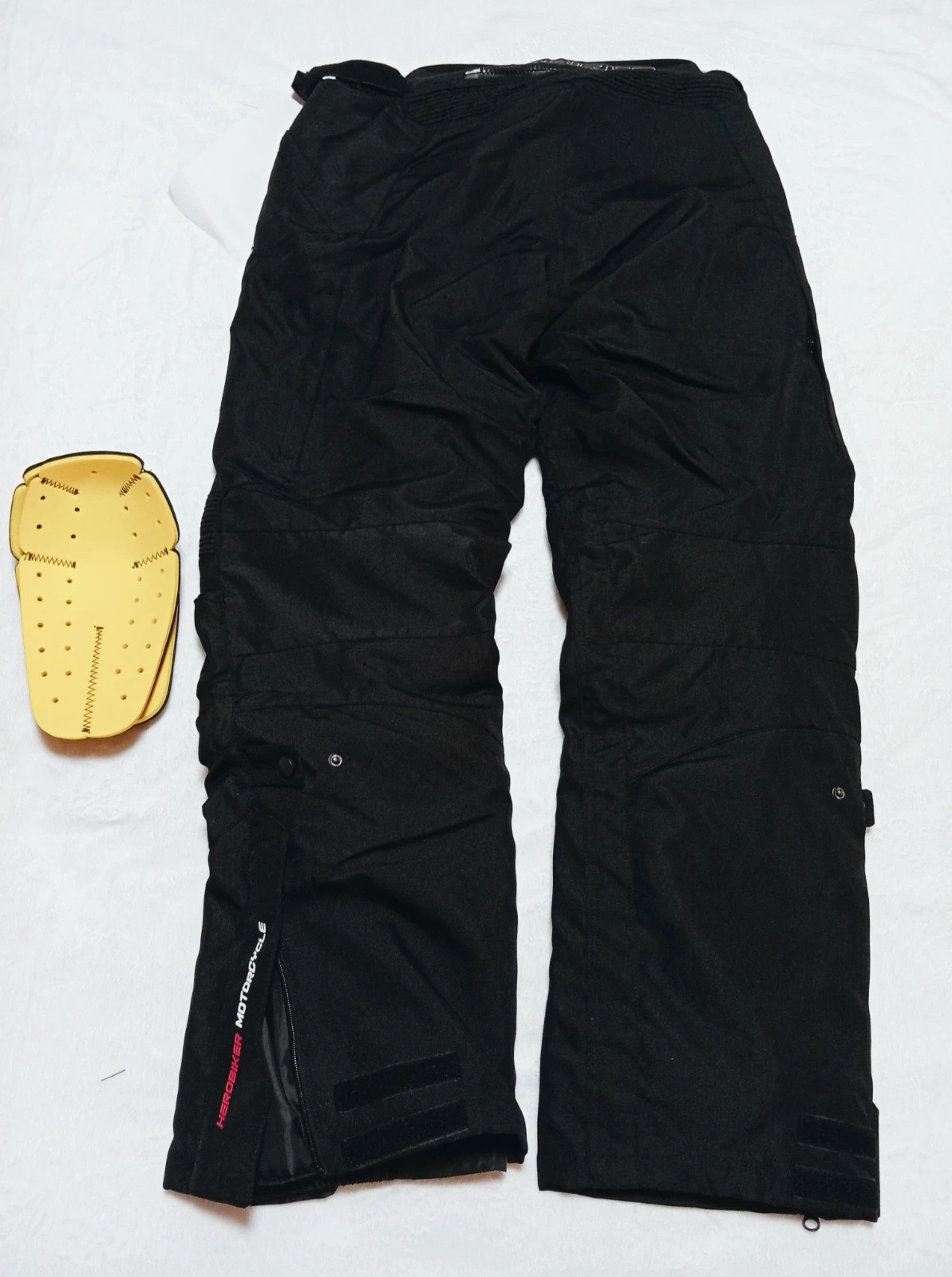 Men’s Black Winter Moto Pants with Protective Pads & Removable Inner Liner – Amazon – taille L 3