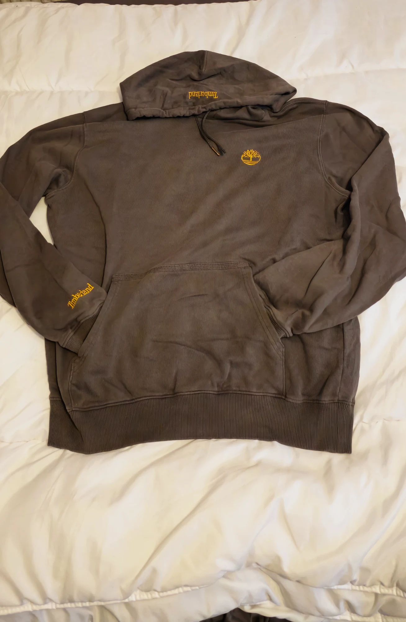 Sweat à capuche Timberland gris taille L