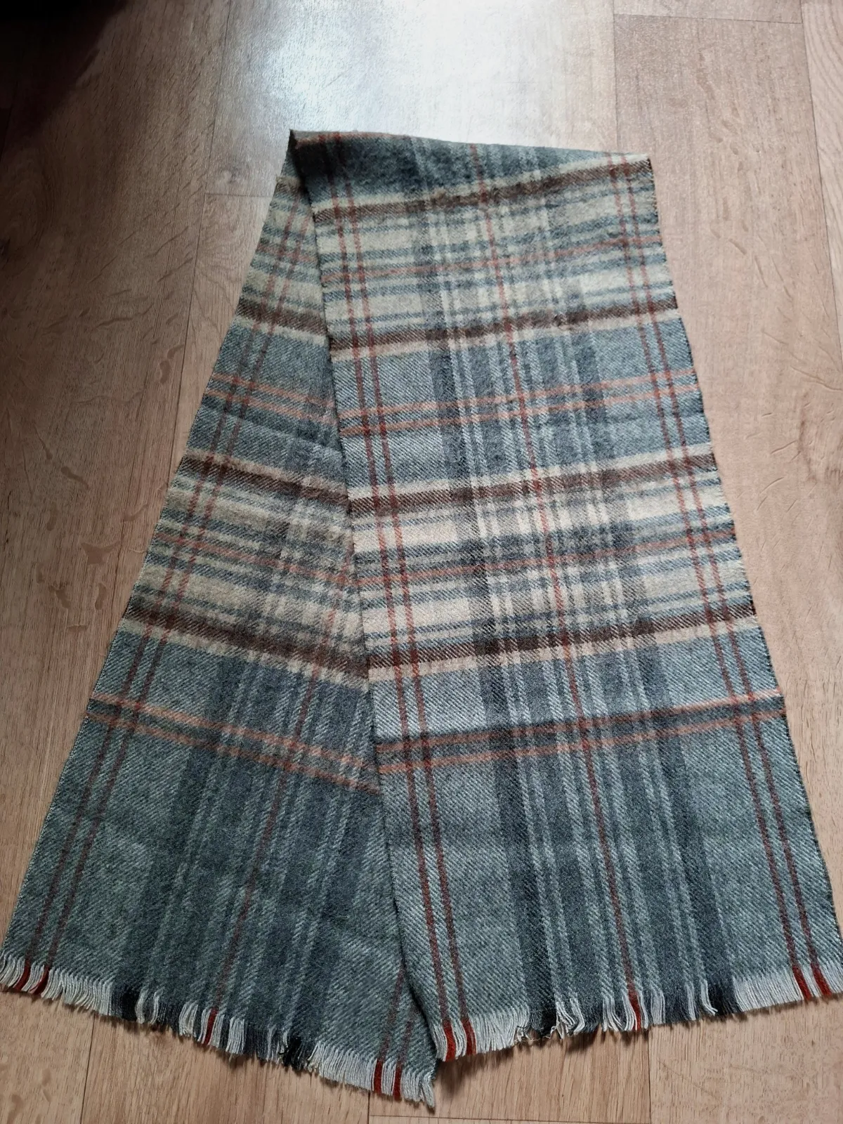Écharpe vintage douce et chaude à motif carreaux / tartan Jolie écharpe vintage – Vintage – taille Taille unique 3