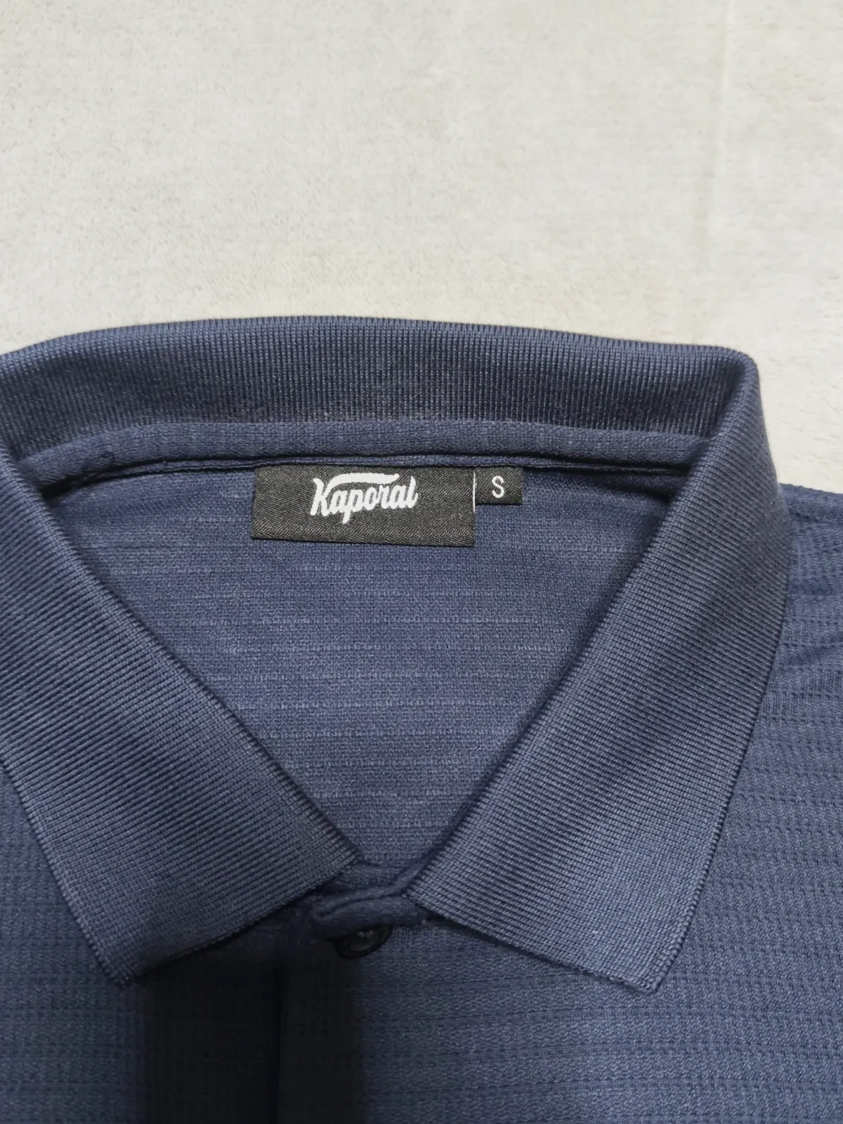 Polo manches longues Kaporal bleu marine - taille S – Kaporal – taille S 3