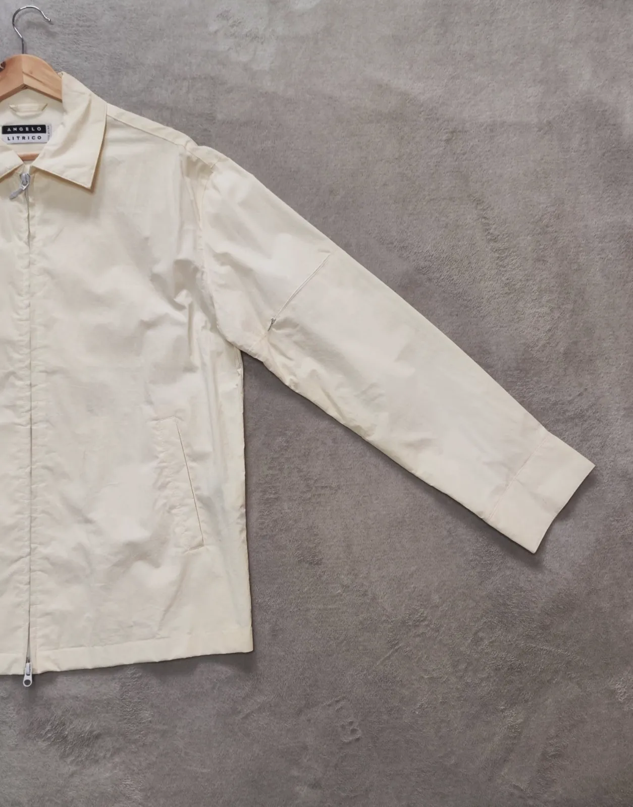 Veste légère zippée Angelo Litrico beige – Angelo Litrico – taille L 4