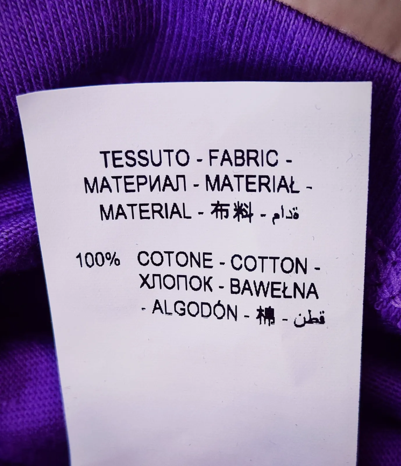 T-shirt Comme des Fuckdown violet imprimé graffiti – Comme des Fuckdown – taille S 9