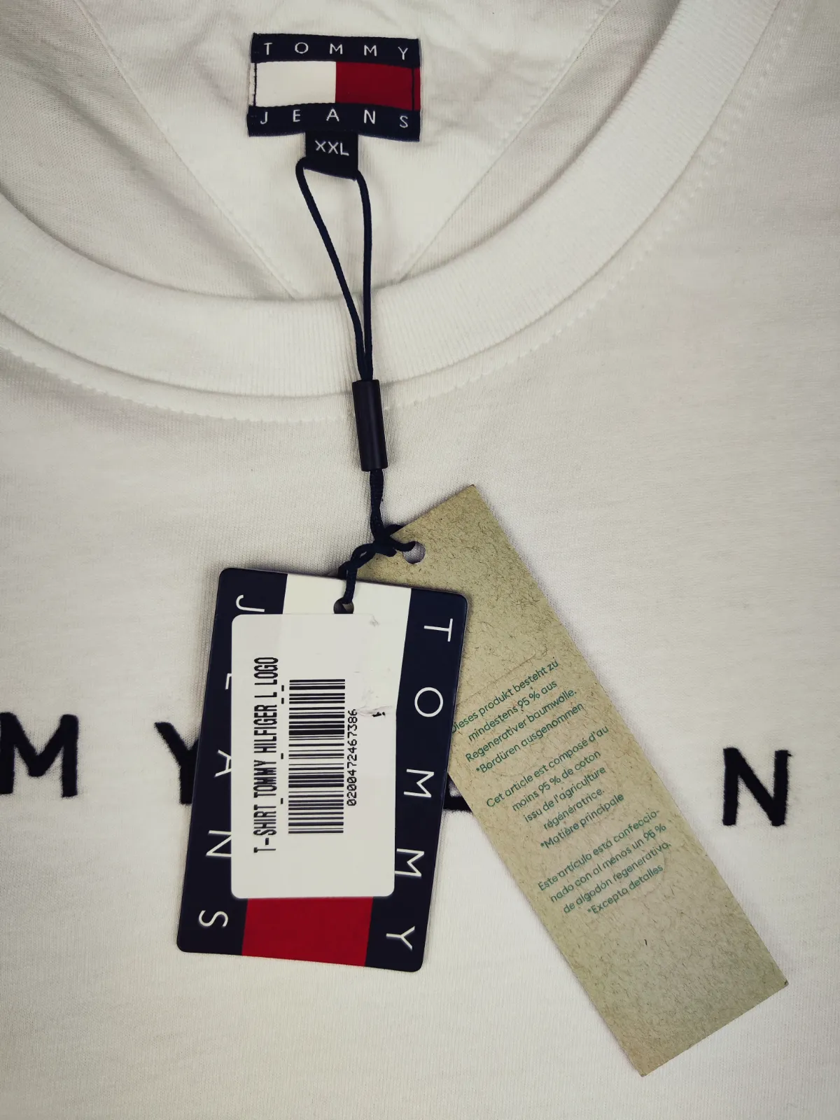 T-shirt Tommy Hilfiger blanc imprimé Tommy Jeans – Tommy Hilfiger – taille XXL 3