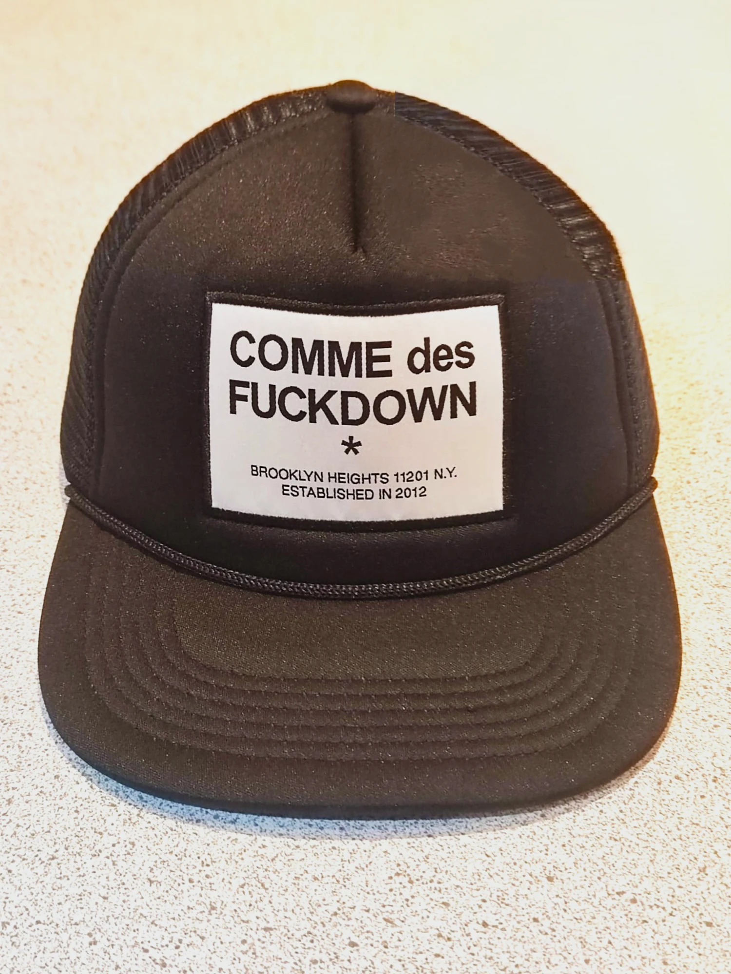 Casquette Trucker Comme des Fuckdown Noire