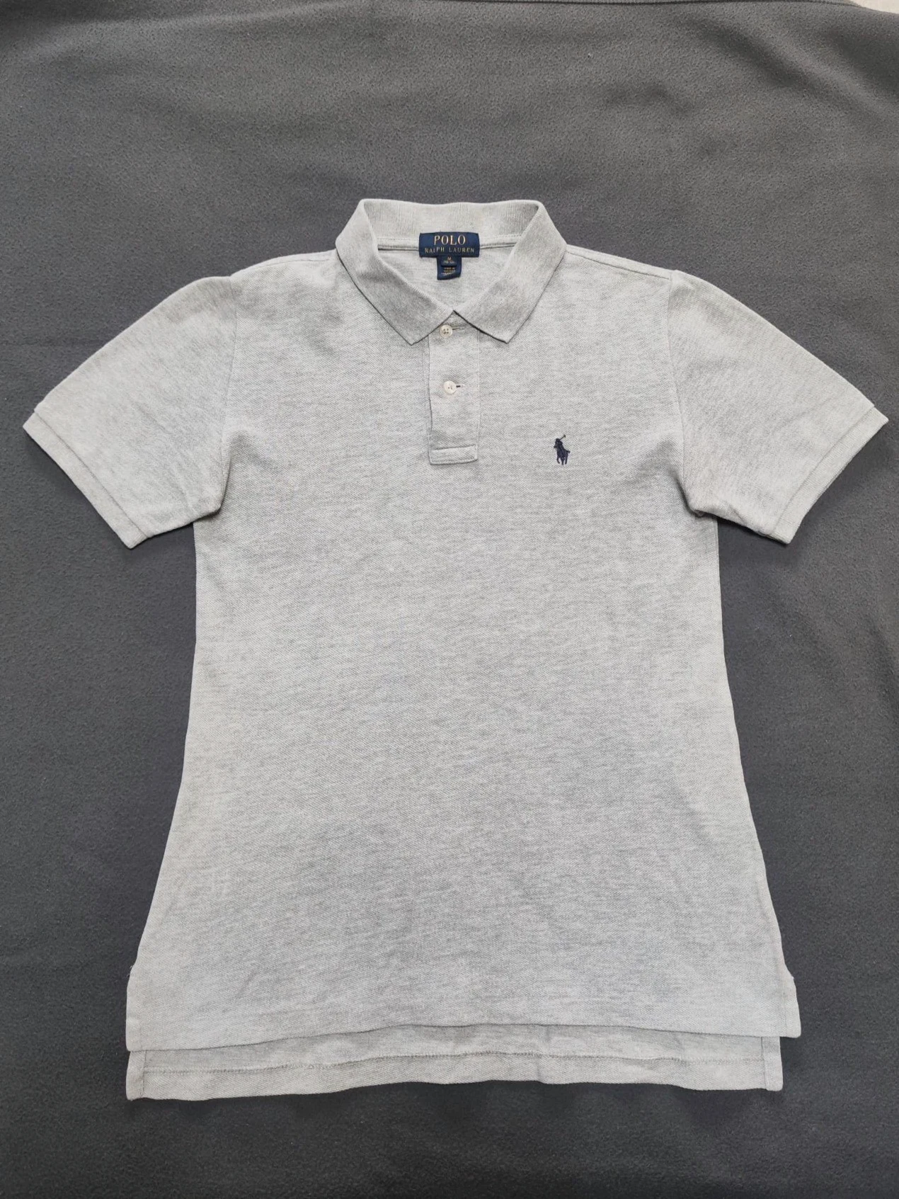 Polo Polo Ralph Lauren gris clair enfant