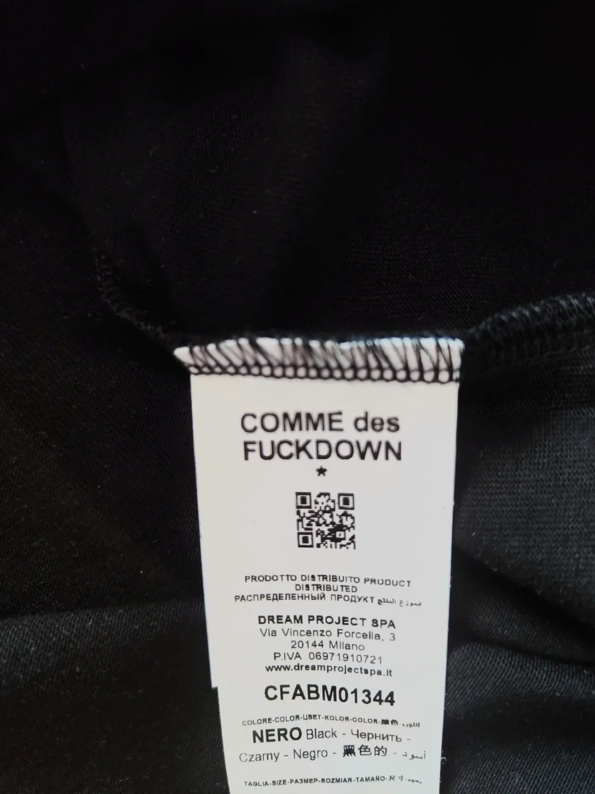 T-shirt noir imprimé Comme des Fuckdown – Comme des Fuckdown – taille M 7