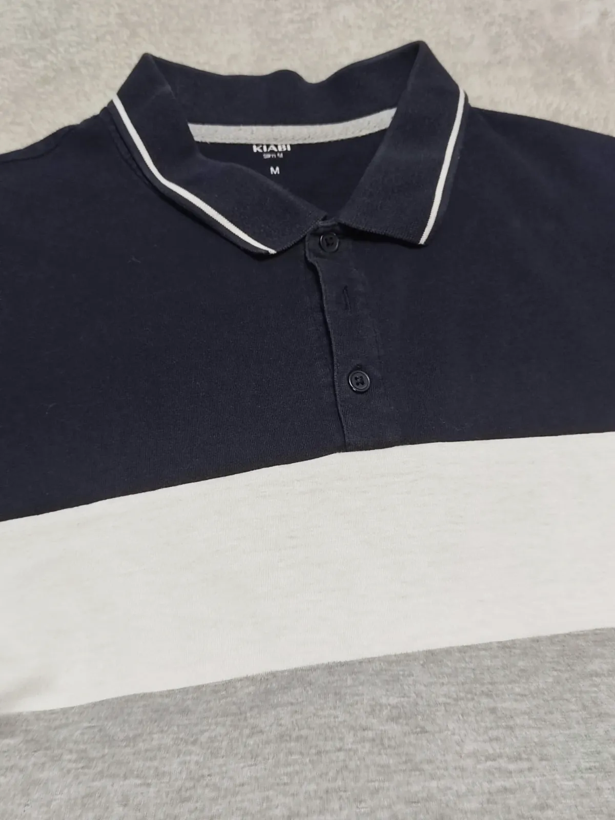 Polo à manches courtes tricolore Kiabi – Kiabi – taille M 2