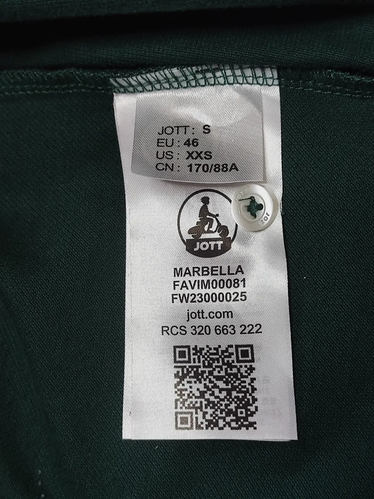 Polo vert à manches courtes Jott – Jott – taille S 7