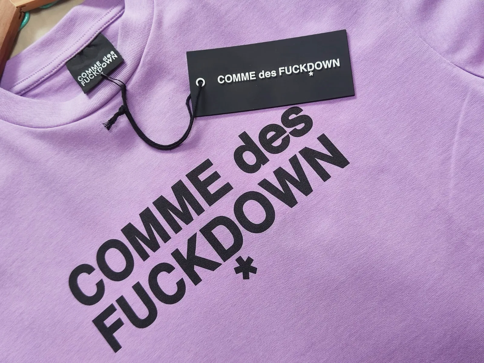 T-shirt violet Comme des Fuckdown – Comme des Fuckdown – taille M 4