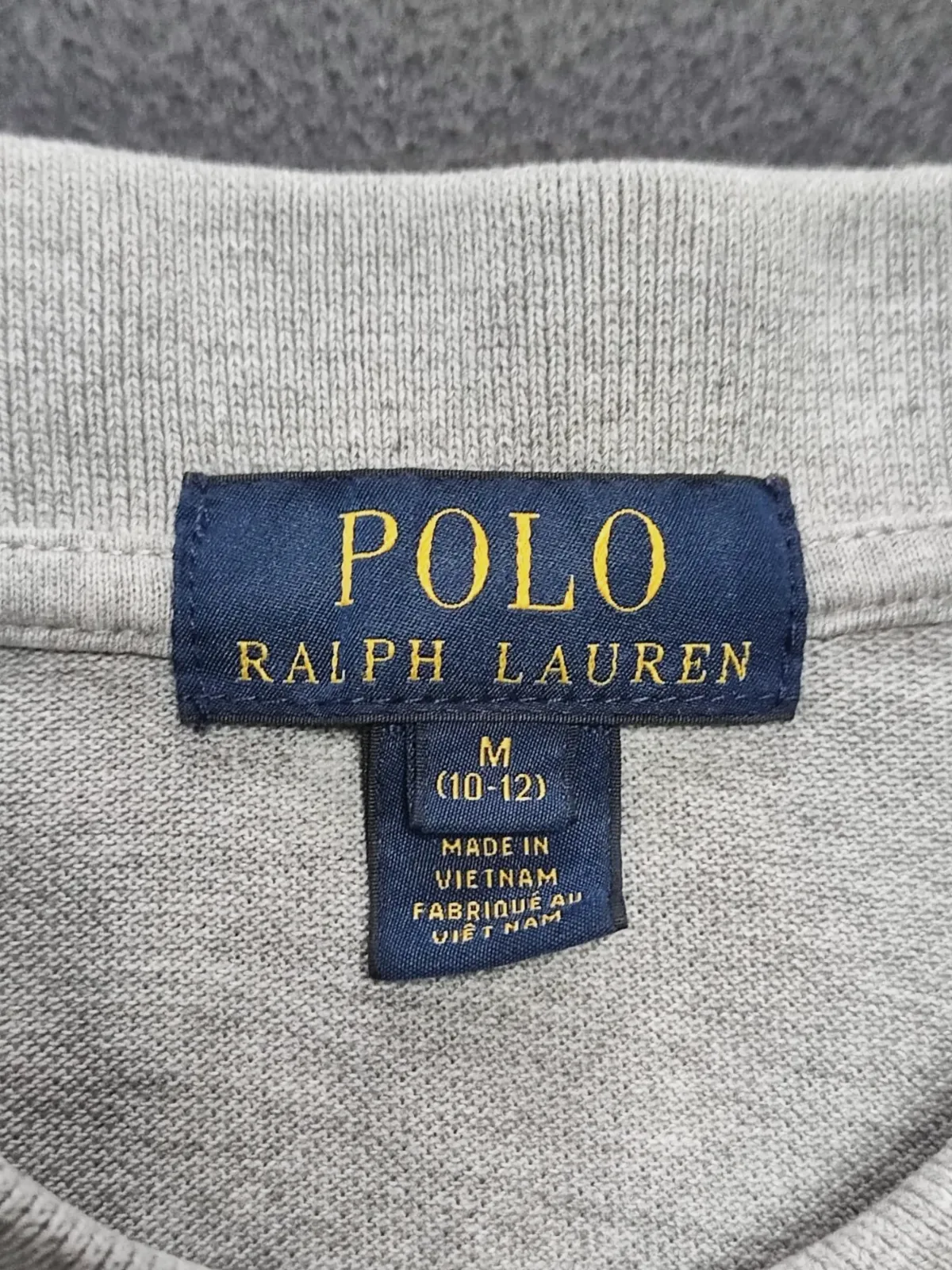 Polo Polo Ralph Lauren gris clair enfant – Polo Ralph Lauren – taille 12 ans 3