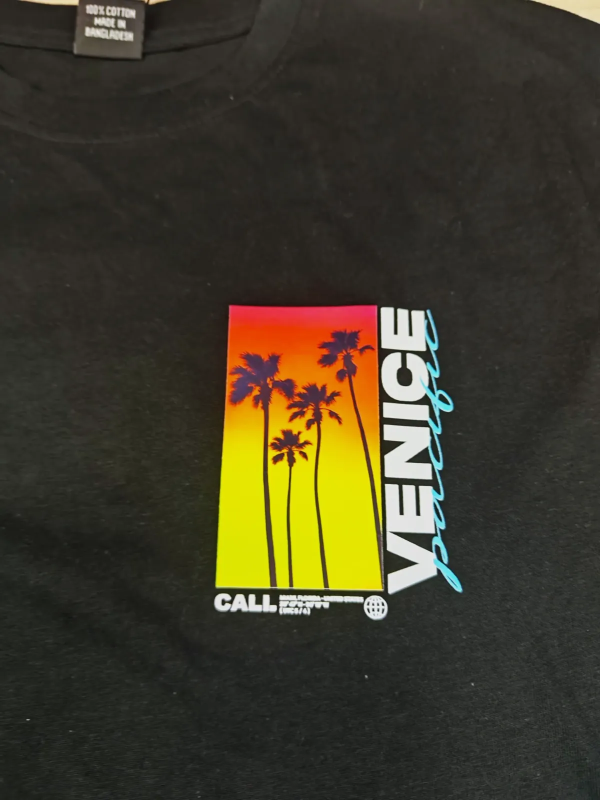 T-shirt noir imprimé Venice Pacific – sans marque – taille M 2