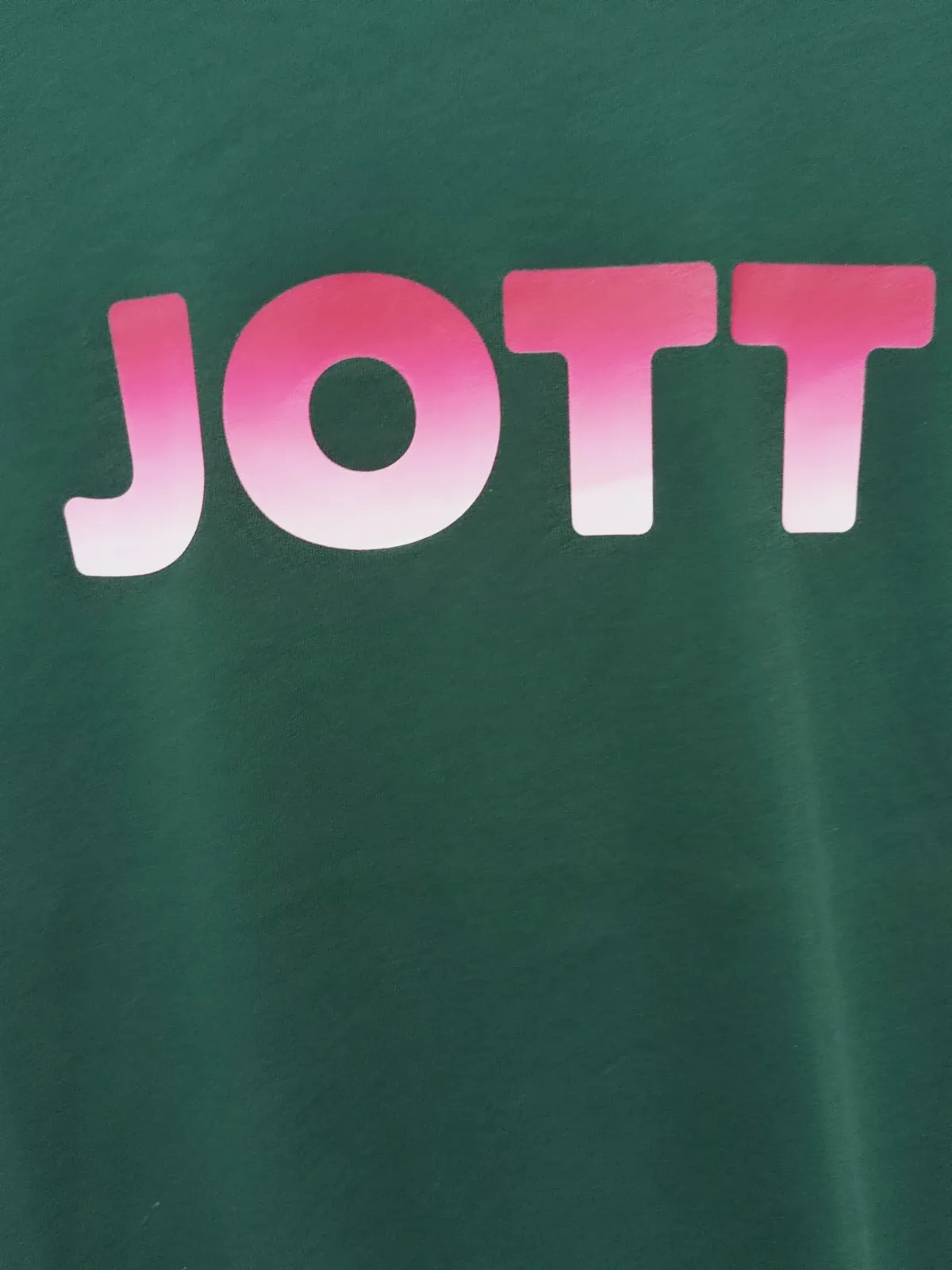 T-shirt Jott vert imprimé dégradé rose – JOTT – taille M 2