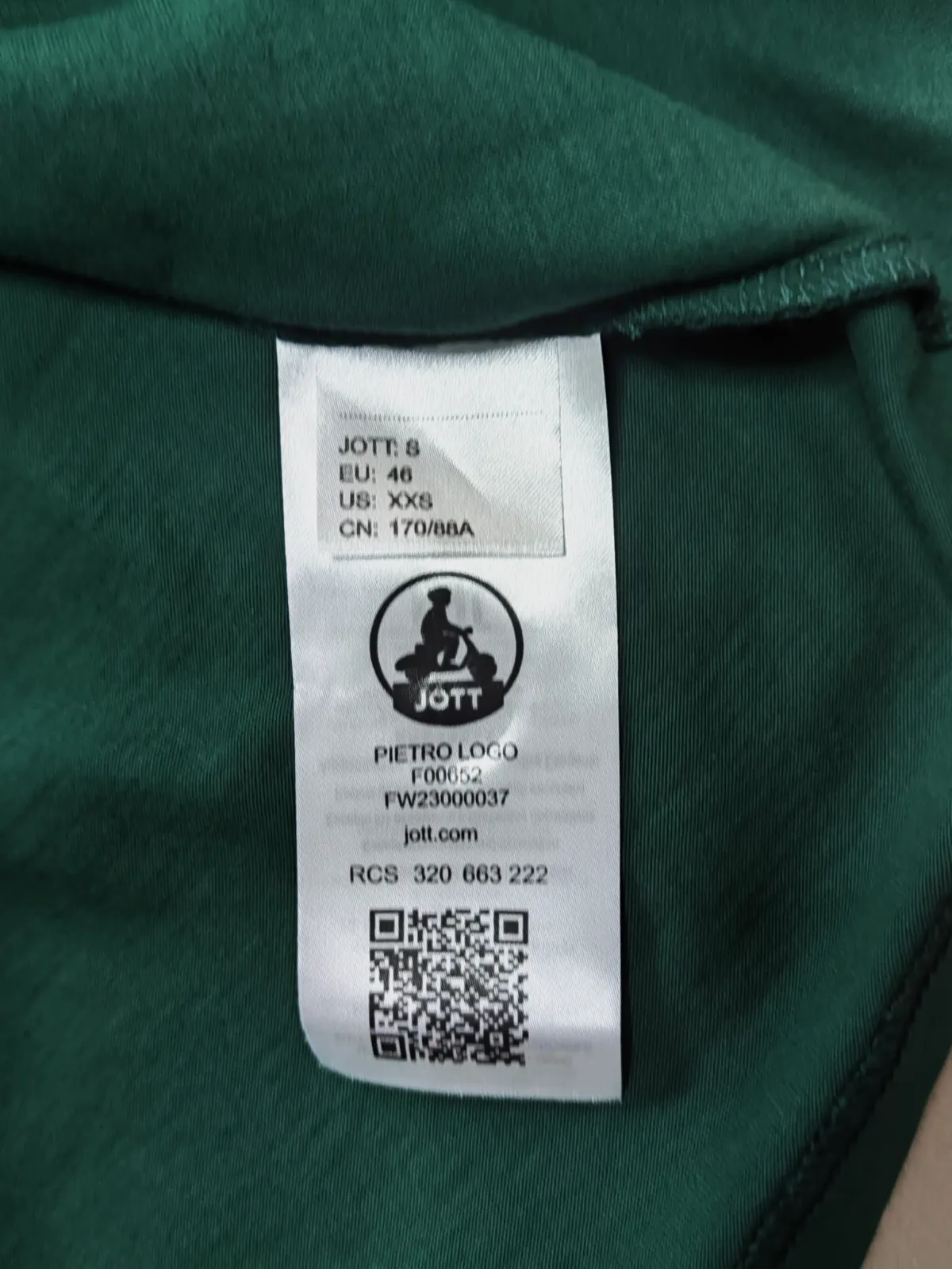 T-shirt vert Jott imprimé logo – Jott – taille S 7