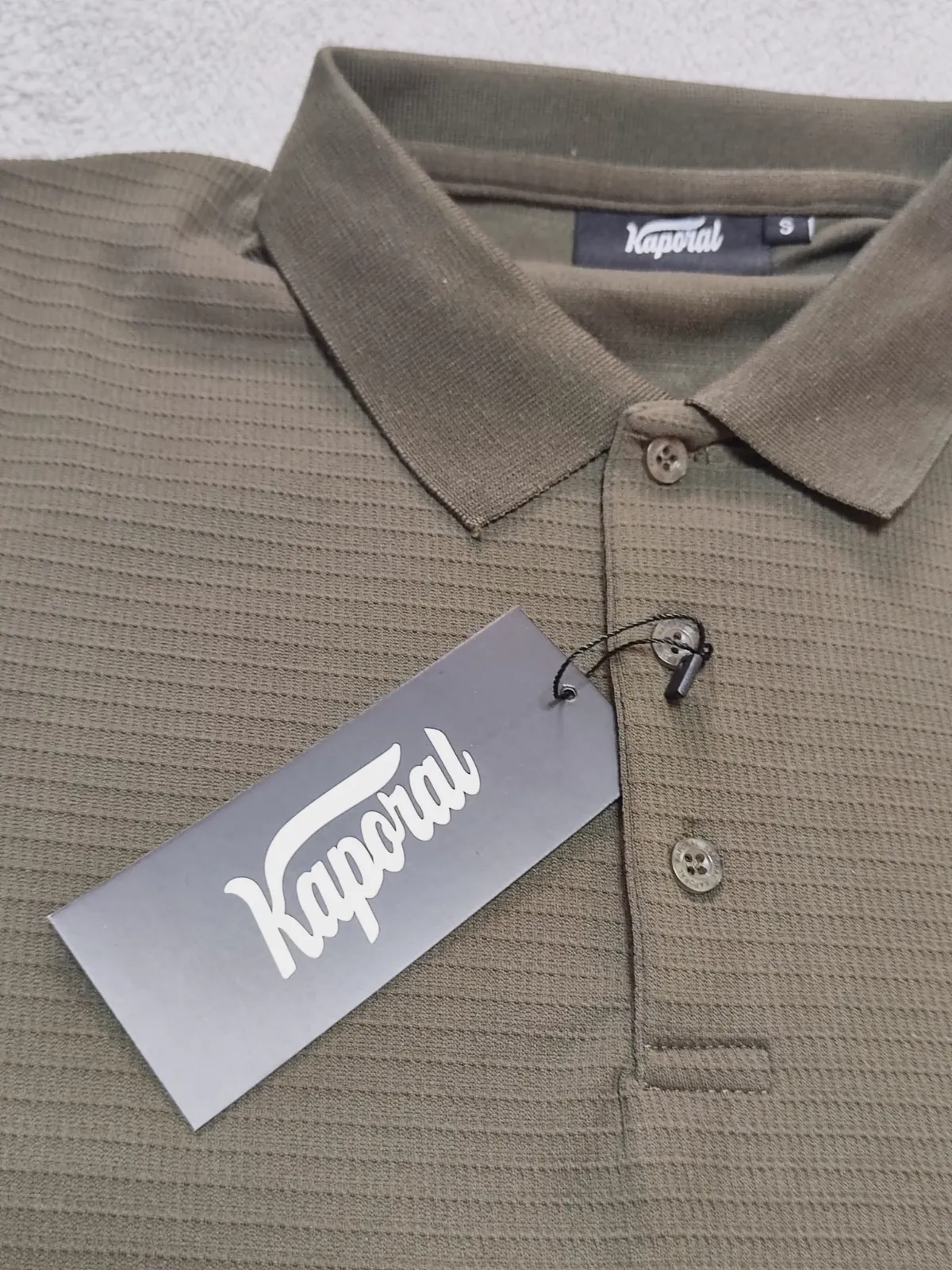 Polo manches longues Kaporal vert Kaki - taille S – Kaporal – taille S 3