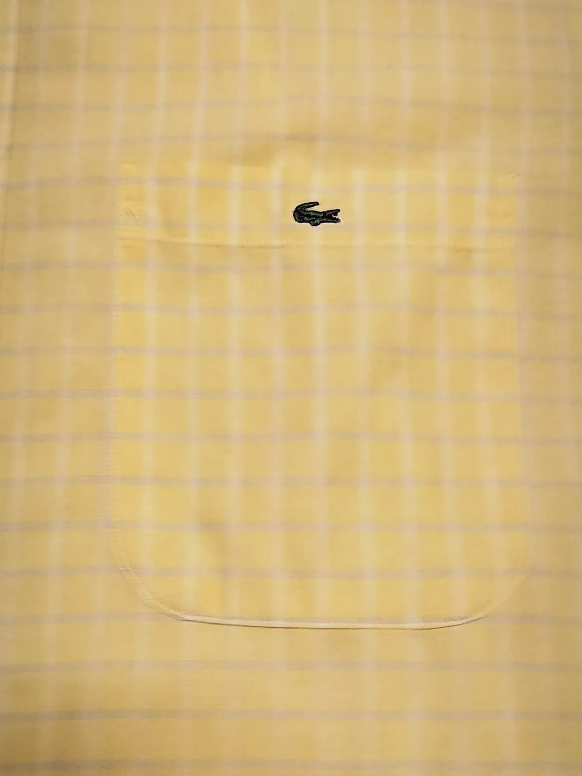 Chemise à manches courtes Lacoste jaune à carreaux – Lacoste – taille L 2