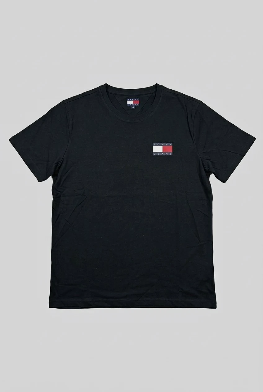 T-shirt Tommy Jeans Noir Logo Poitrine