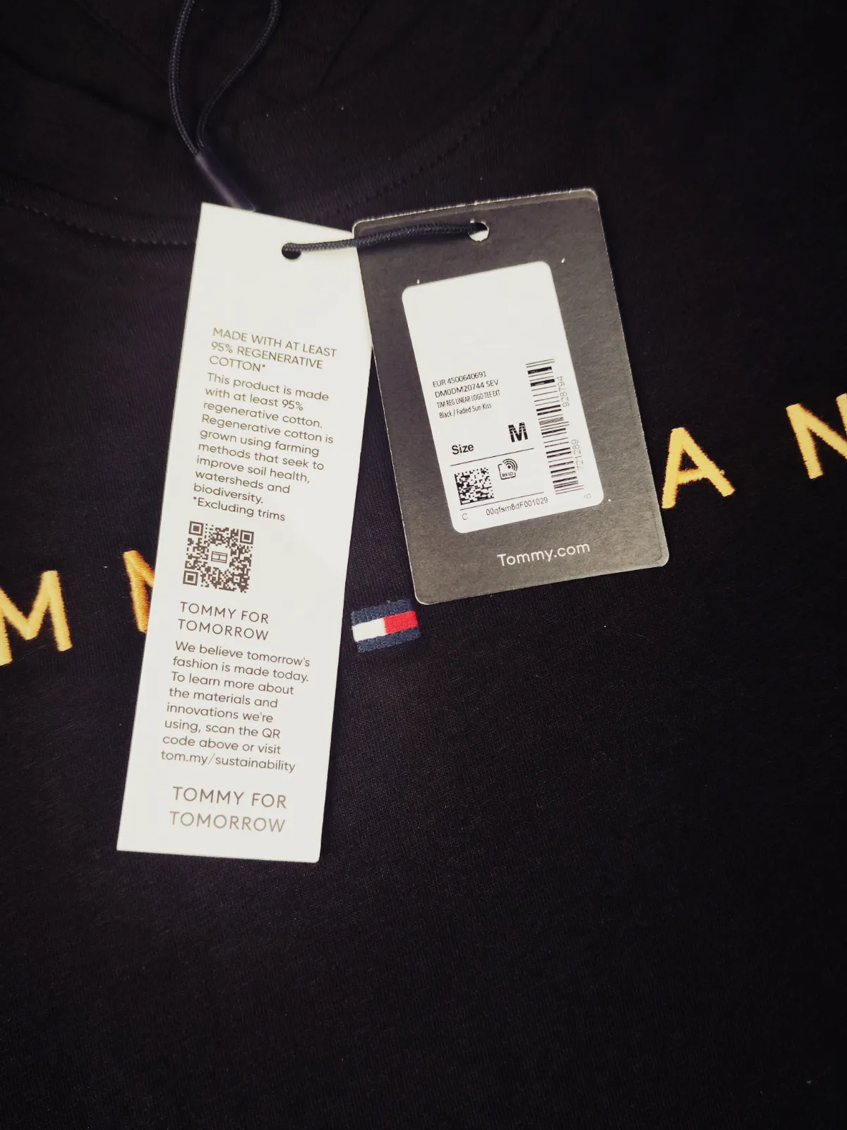 T-shirt noir Tommy Jeans taille M neuf – Tommy Hilfiger – taille M 3