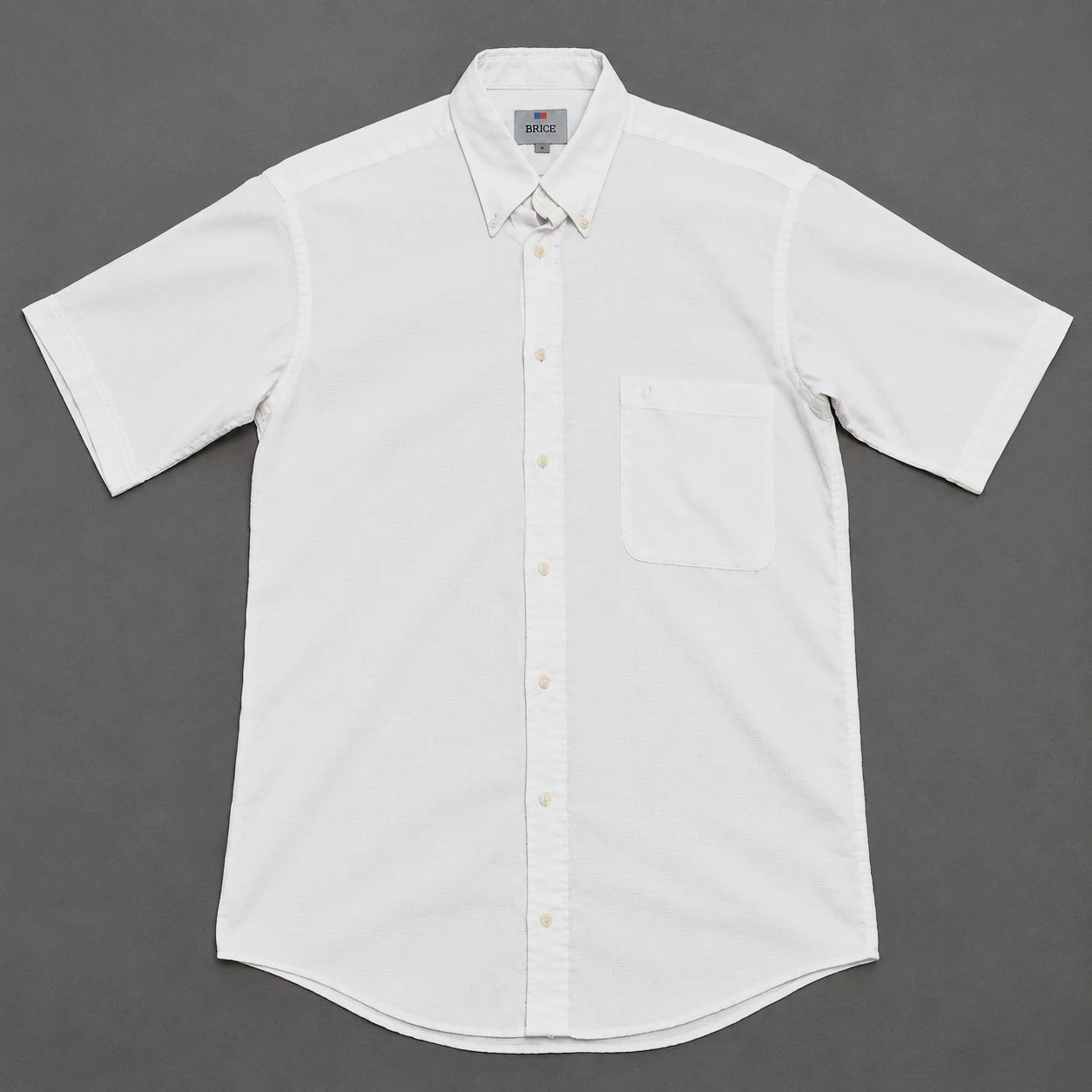Chemise manches courtes blanche