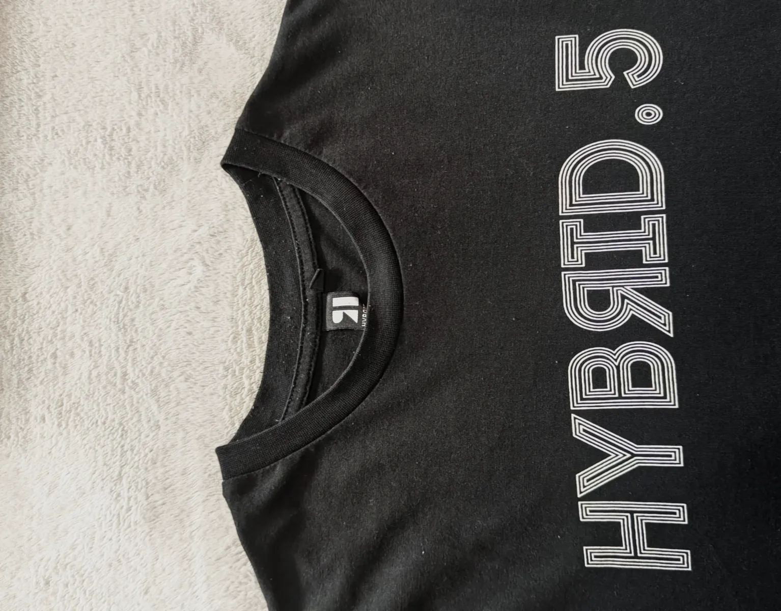 T-shirt noir imprimé Hybrid 5 – Hybrid 5 – taille M 2