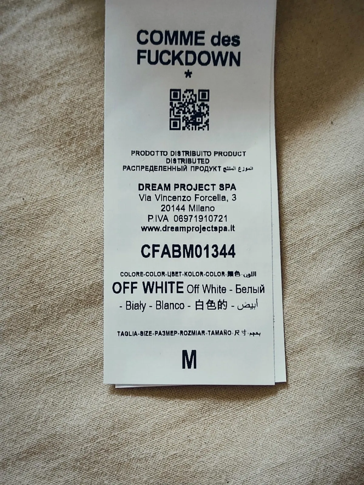 T-shirt blanc Comme des Fuckdown – Comme des Fuckdown – taille M 8
