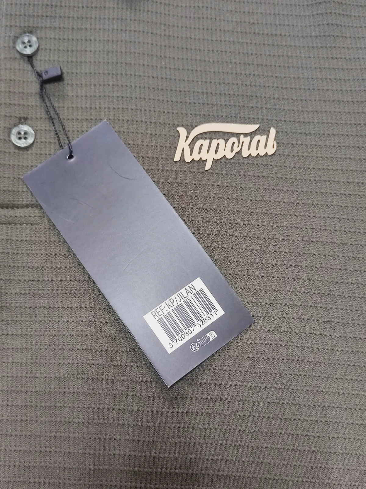 Polo manches longues Kaporal vert Kaki - taille S – Kaporal – taille S 6