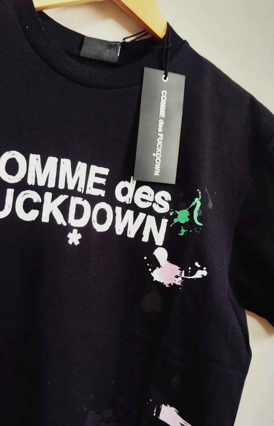 T-shirt noir Comme Des Fuckdown imprimé – Comme Des Fuckdown – taille M 6