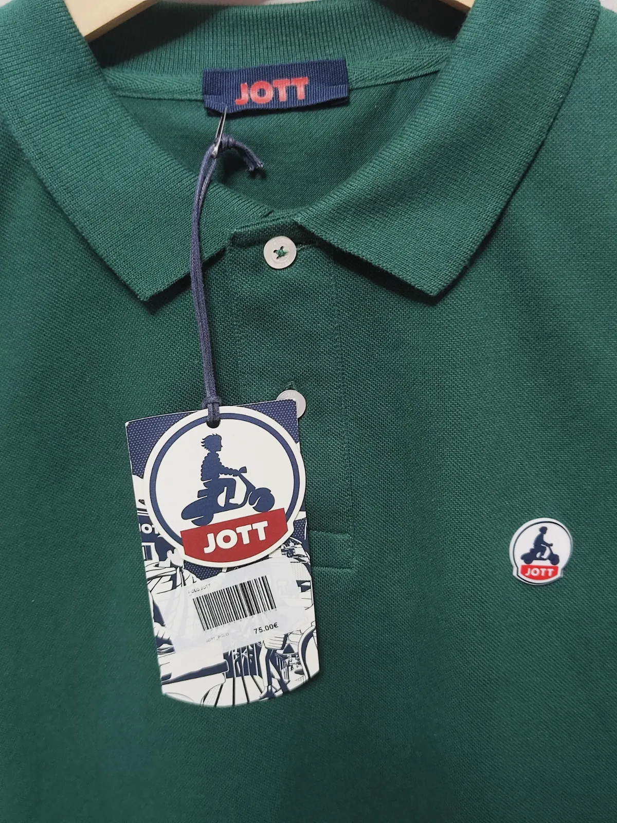 Polo vert à manches courtes Jott – Jott – taille S 3