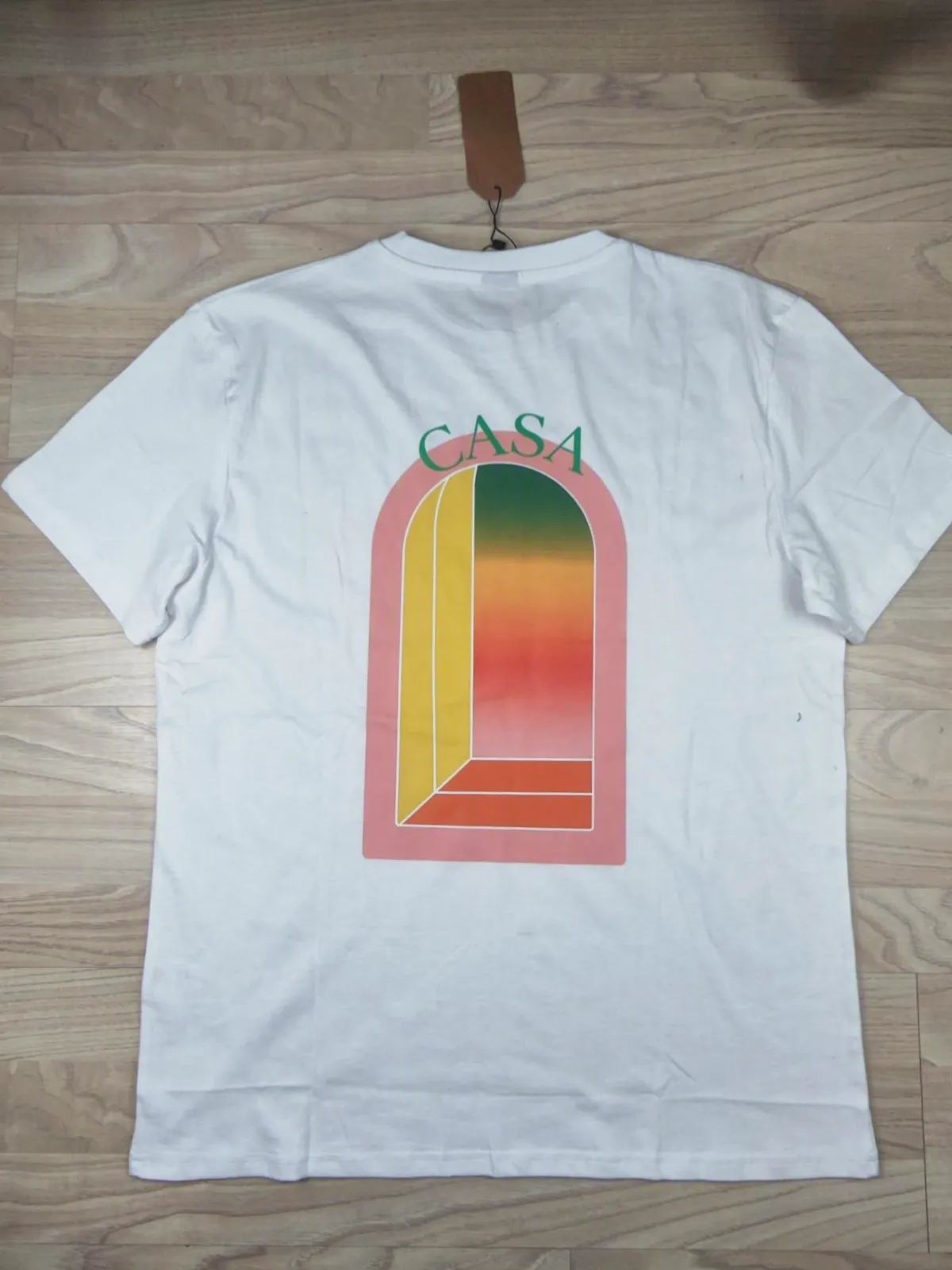 T-shirt Blanc Graphique Casa Goyave - Taille L – Casablanca – taille L 2