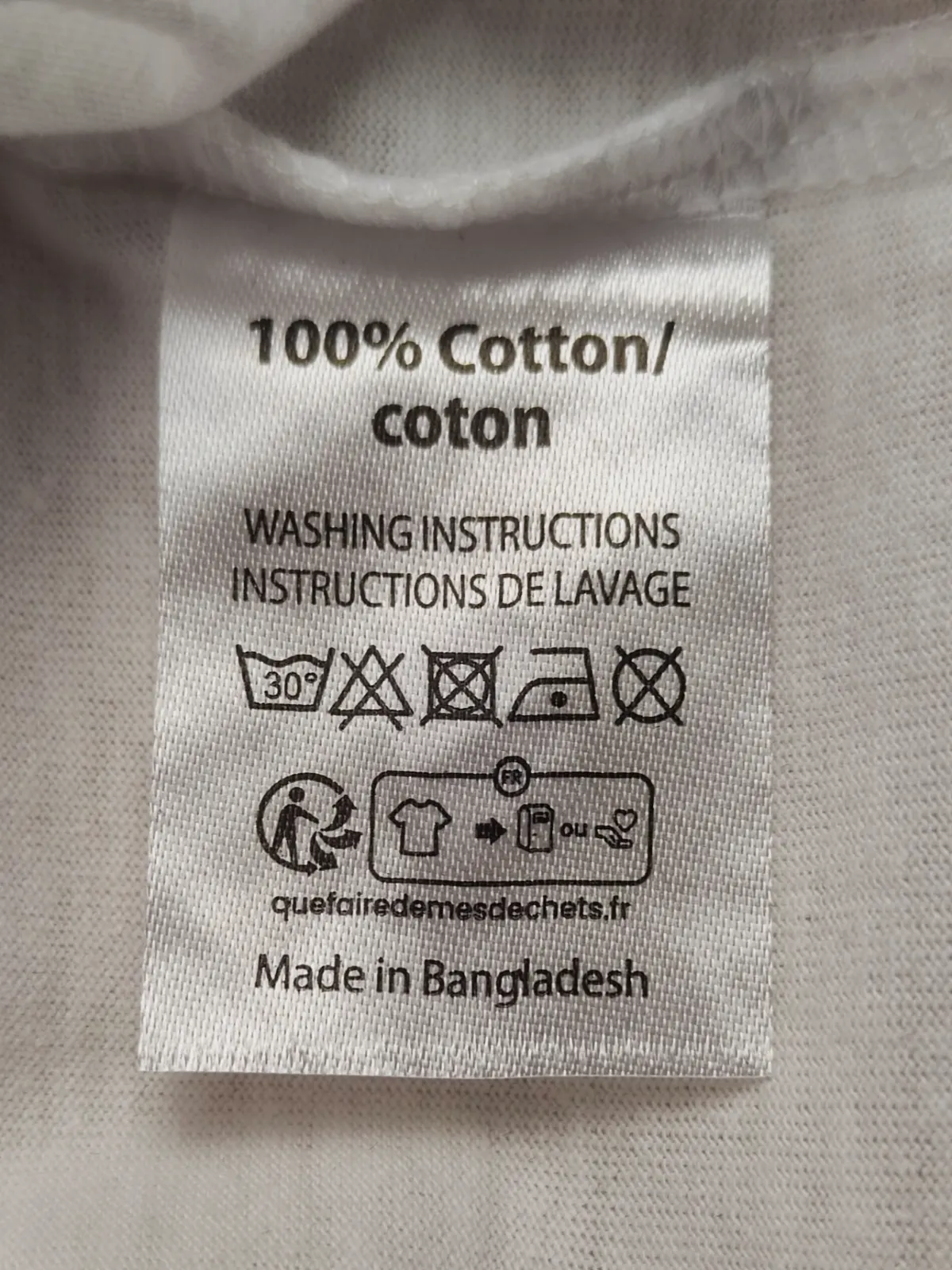 T-shirt blanc imprimé MS Fashion taille L – MS Fashion – taille L 5