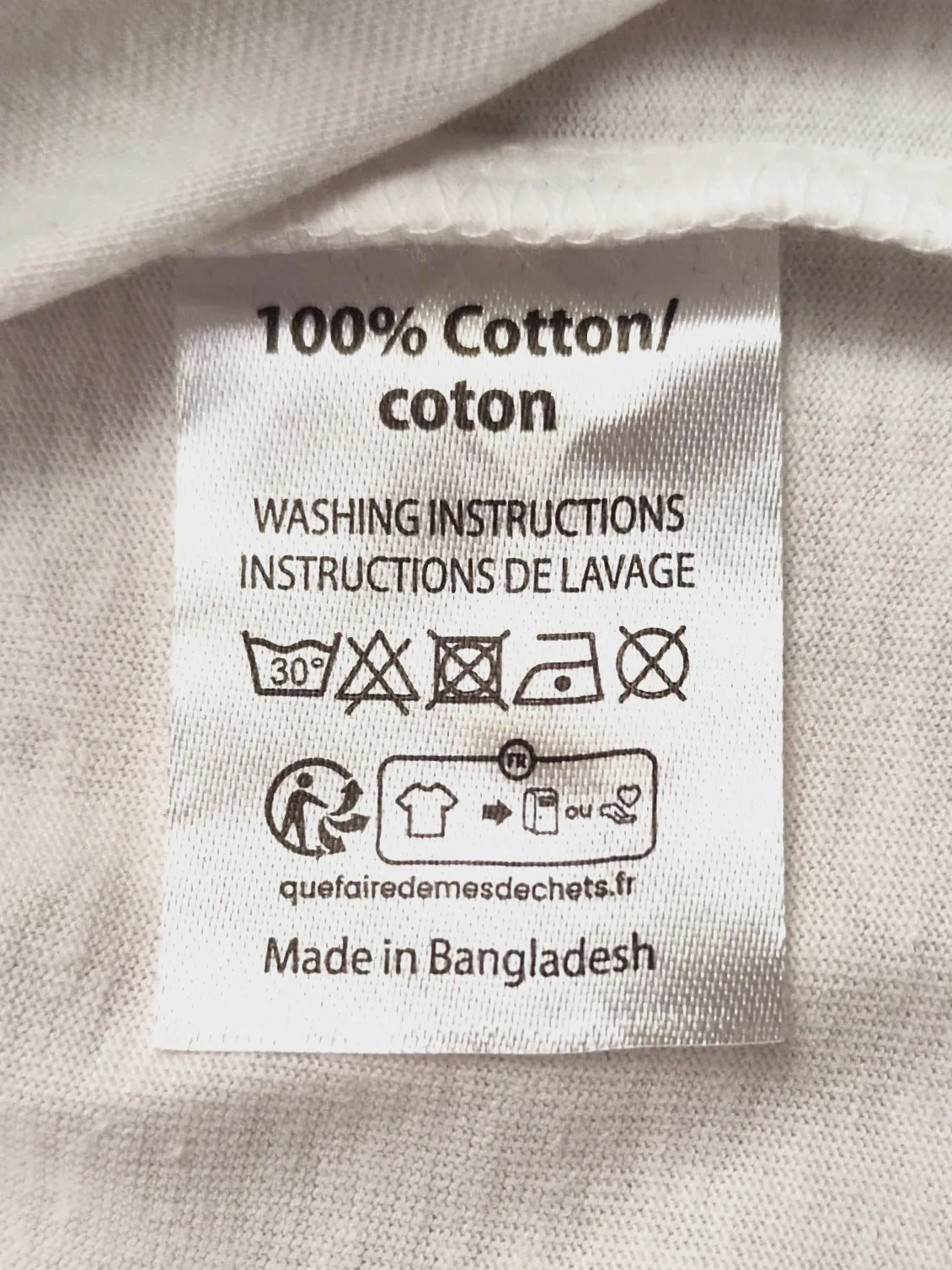 T-shirt blanc imprimé Blanca 100% coton – Blanca – taille L 4