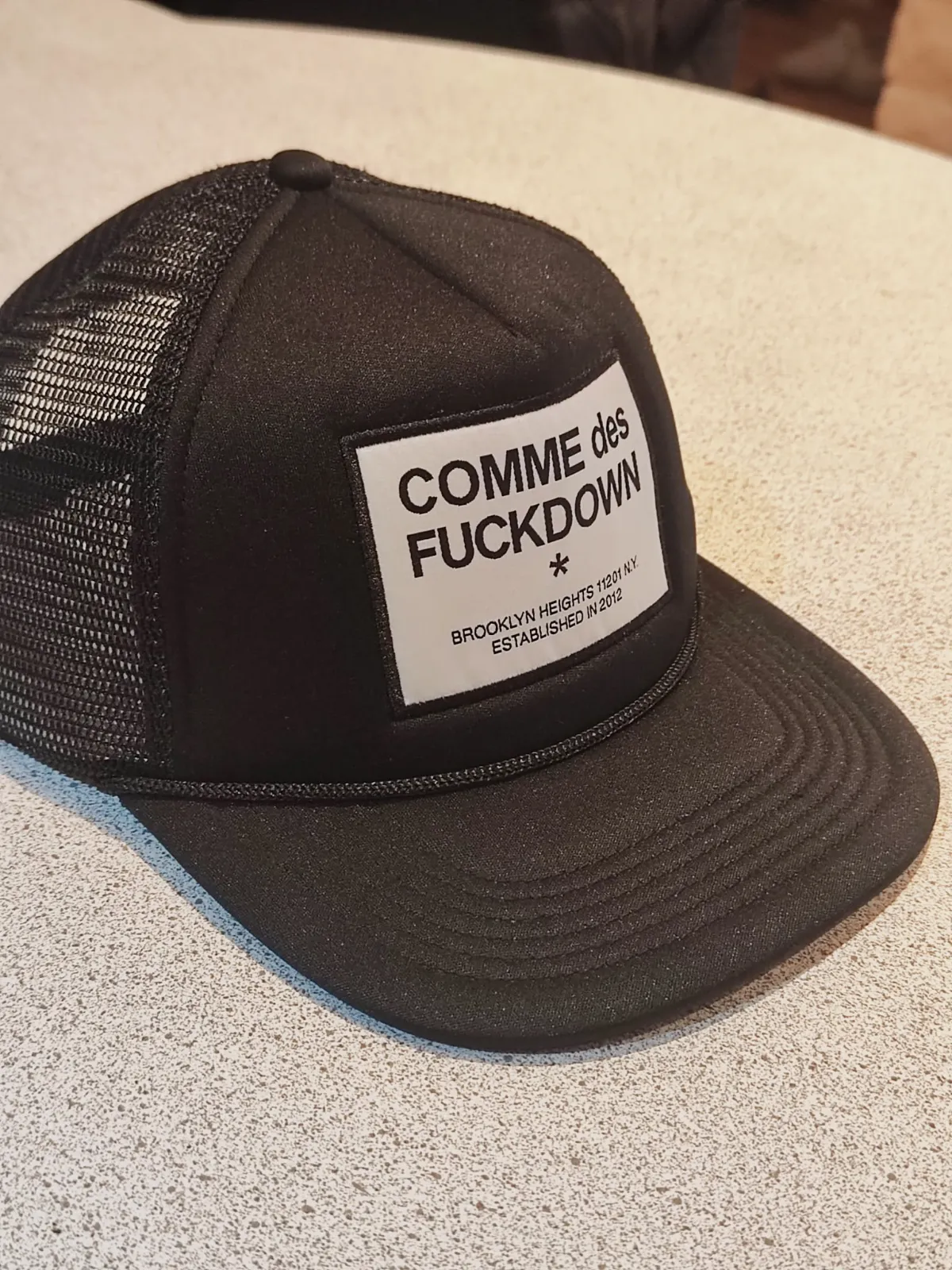 Casquette Trucker Comme des Fuckdown Noire – Comme des Fuckdown – taille Taille unique 2