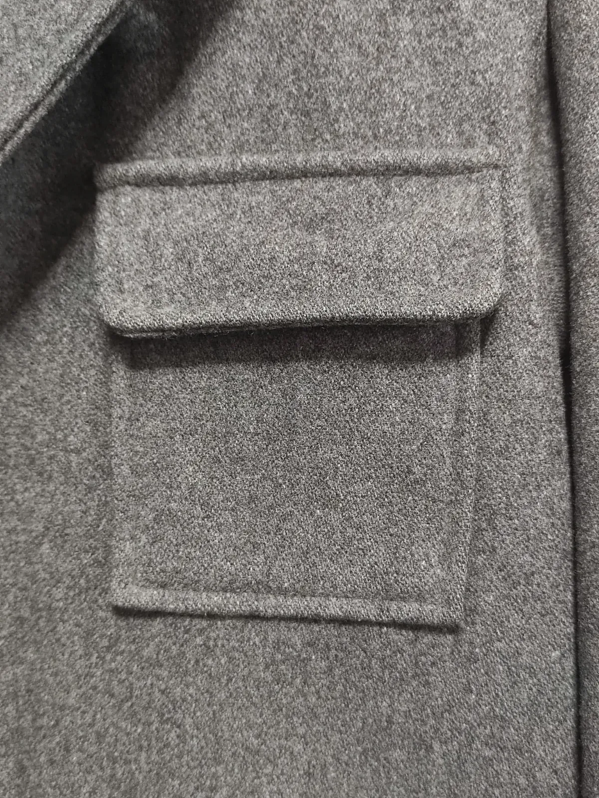 Veste manteau en laine Levi's gris – Levi's – taille S 4