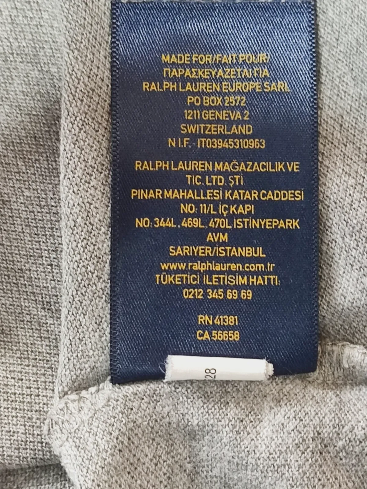 Polo Polo Ralph Lauren gris clair enfant – Polo Ralph Lauren – taille 12 ans 5