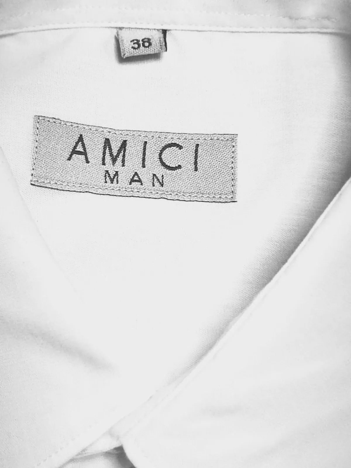 Chemise blanche manches courtes homme – AMICI – taille L 3