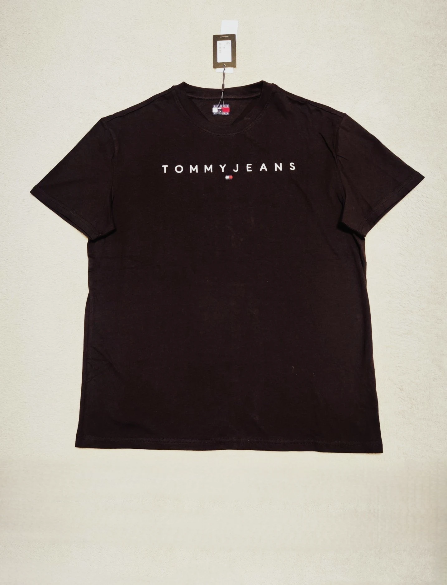 T-shirt noir Tommy Jeans logo taille XL