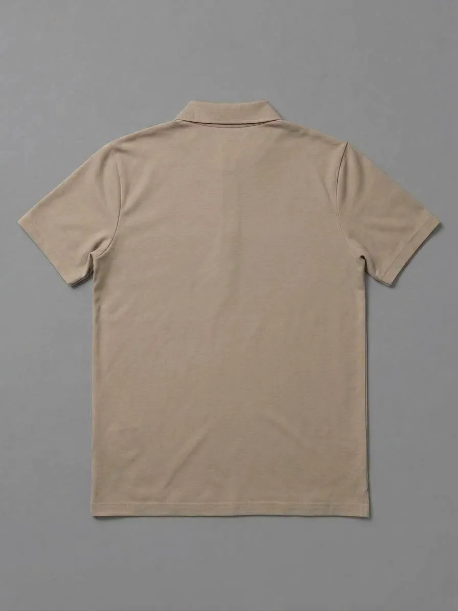 Polo beige à rayures horizontales Brice – Brice – taille L 2