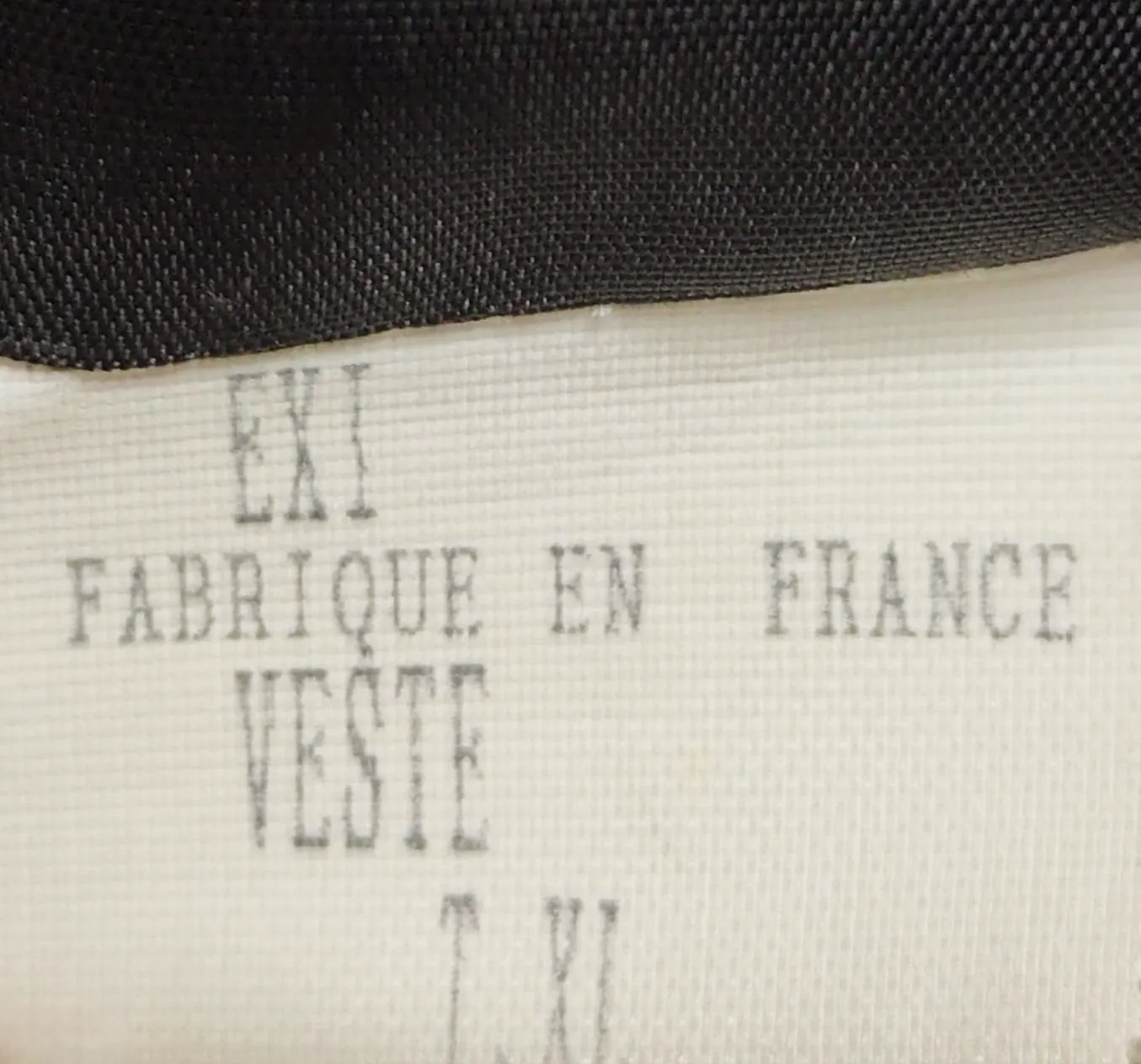 Veste vintage en simili cuir noir EXI Paris - Made in France - XL - Style 90s / – EXI Paris – taille Taille unique 8