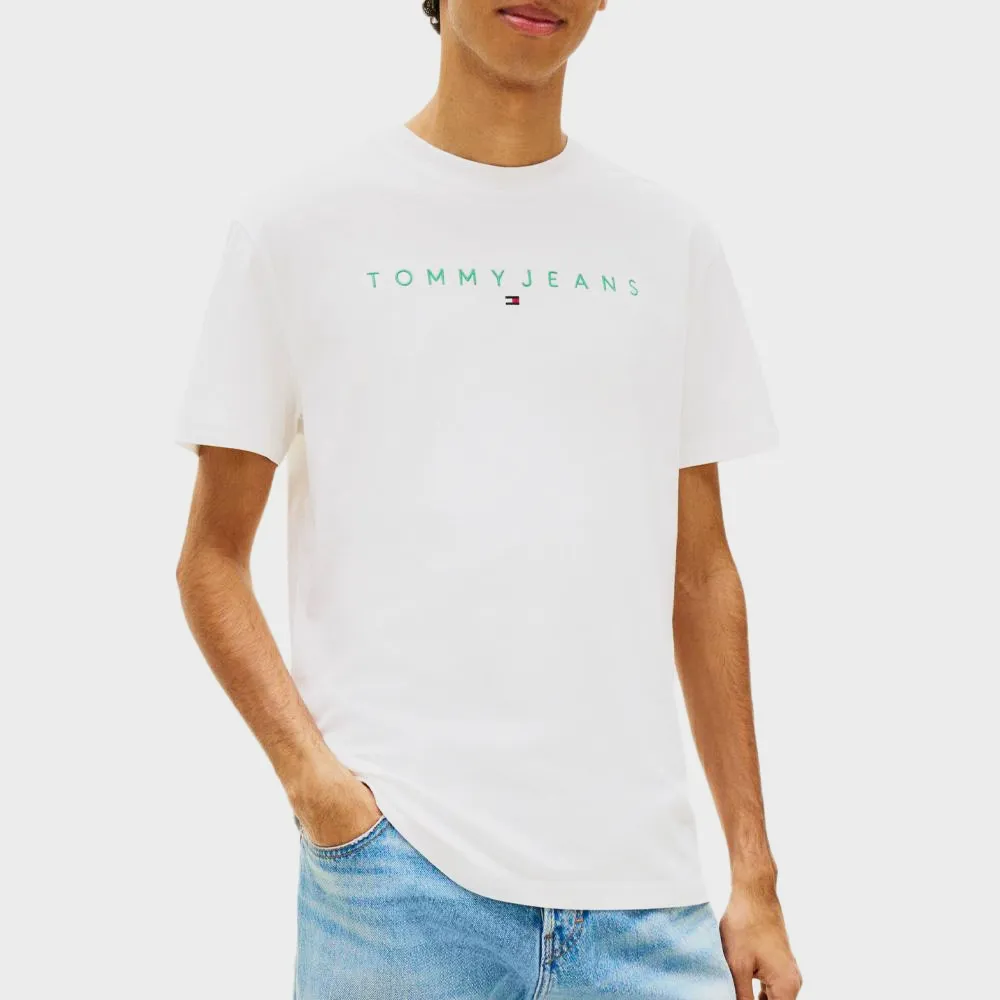 T-shirt Tommy Jeans blanc brodé – Tommy Jeans – taille L 5
