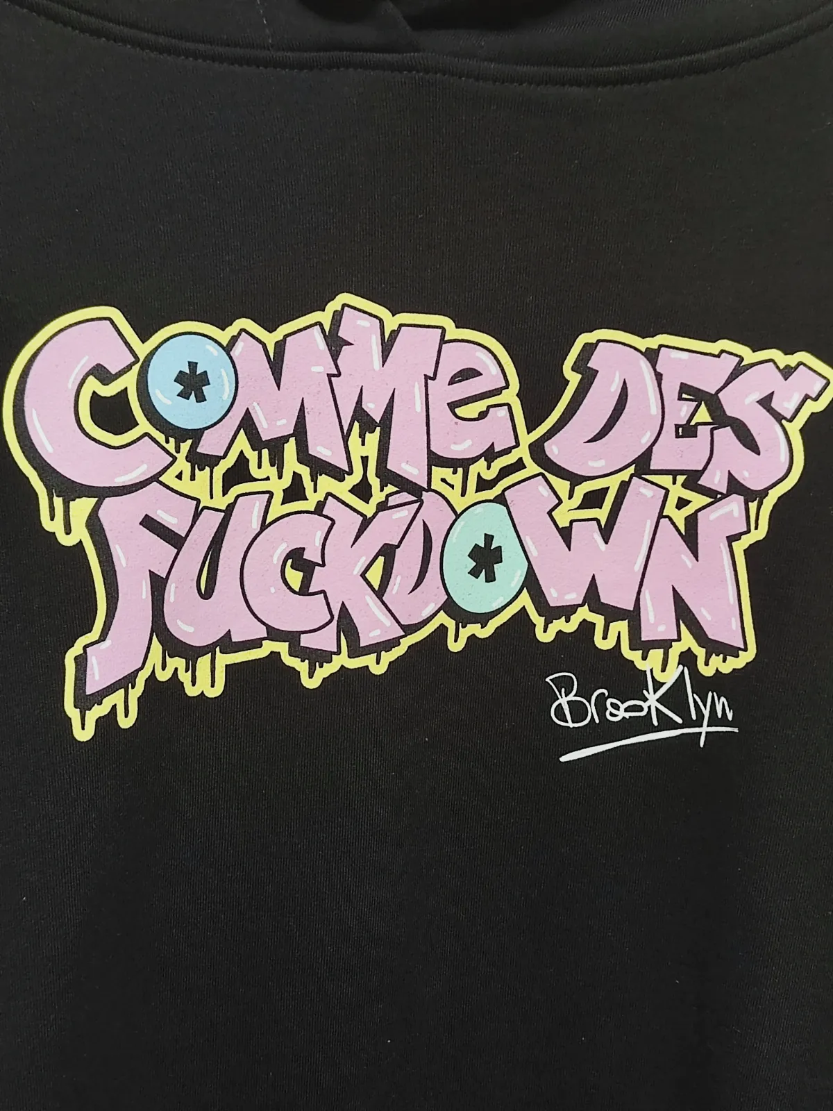 Sweat à capuche noir Comme Des Fuckdown – Comme Des Fuckdown – taille L 5